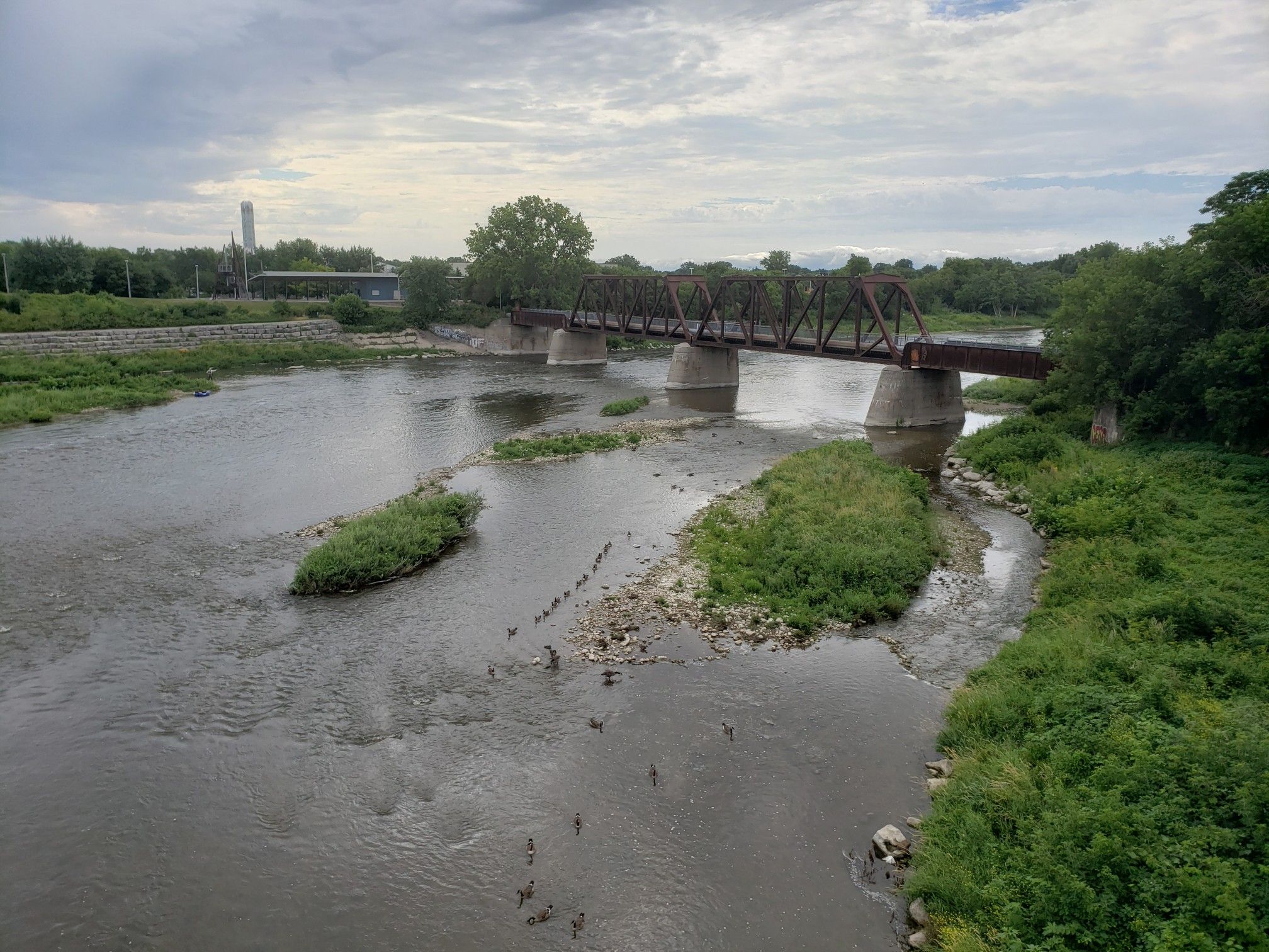 Grand river bridge Brantford 