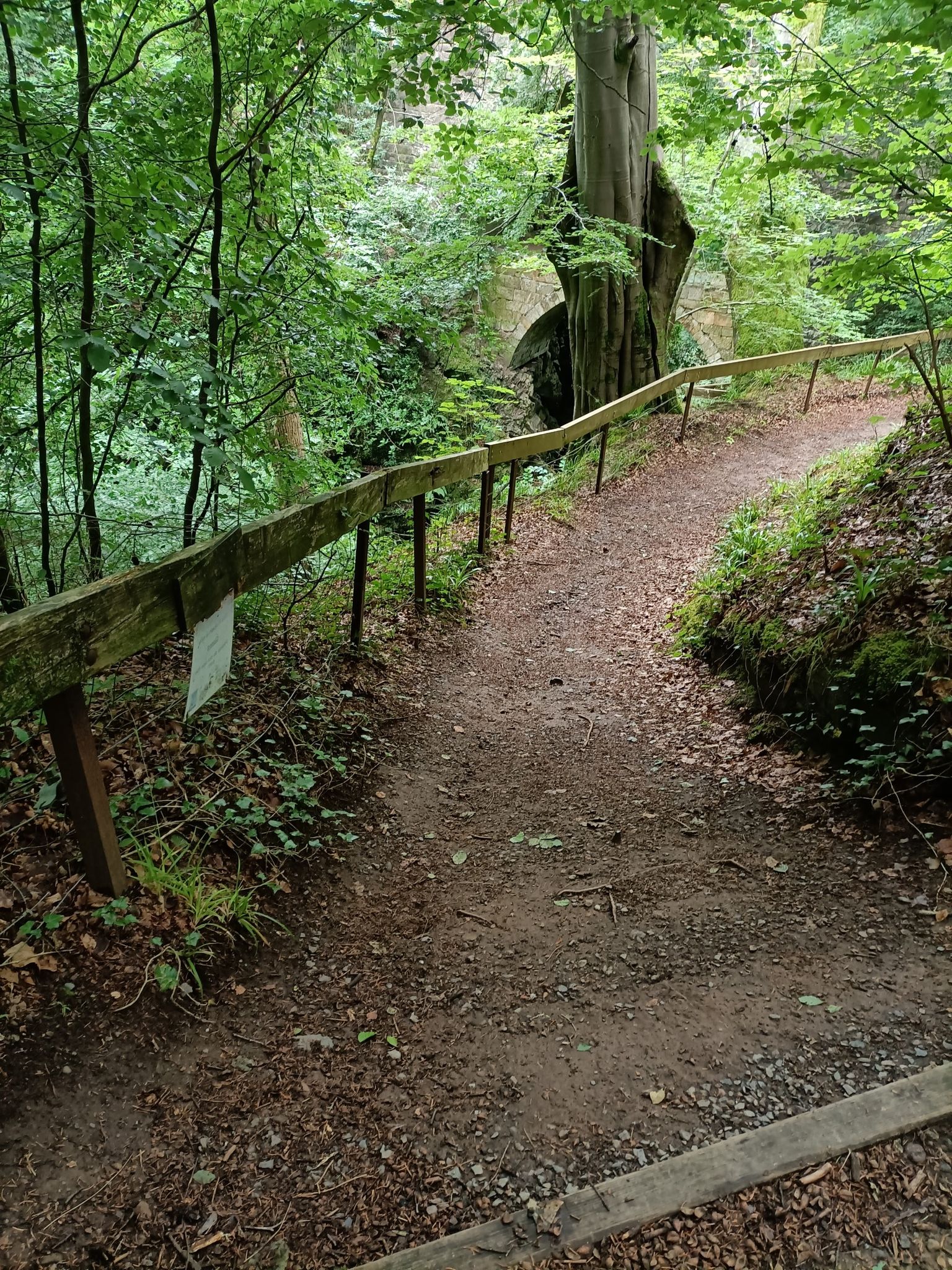 Take a right for a quick detour to see the bridge.
