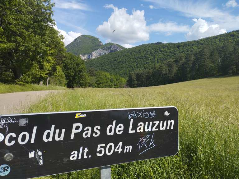 Saoû - col de la Chaudière - col du pas de Lauzun | Fahrradtour | Komoot