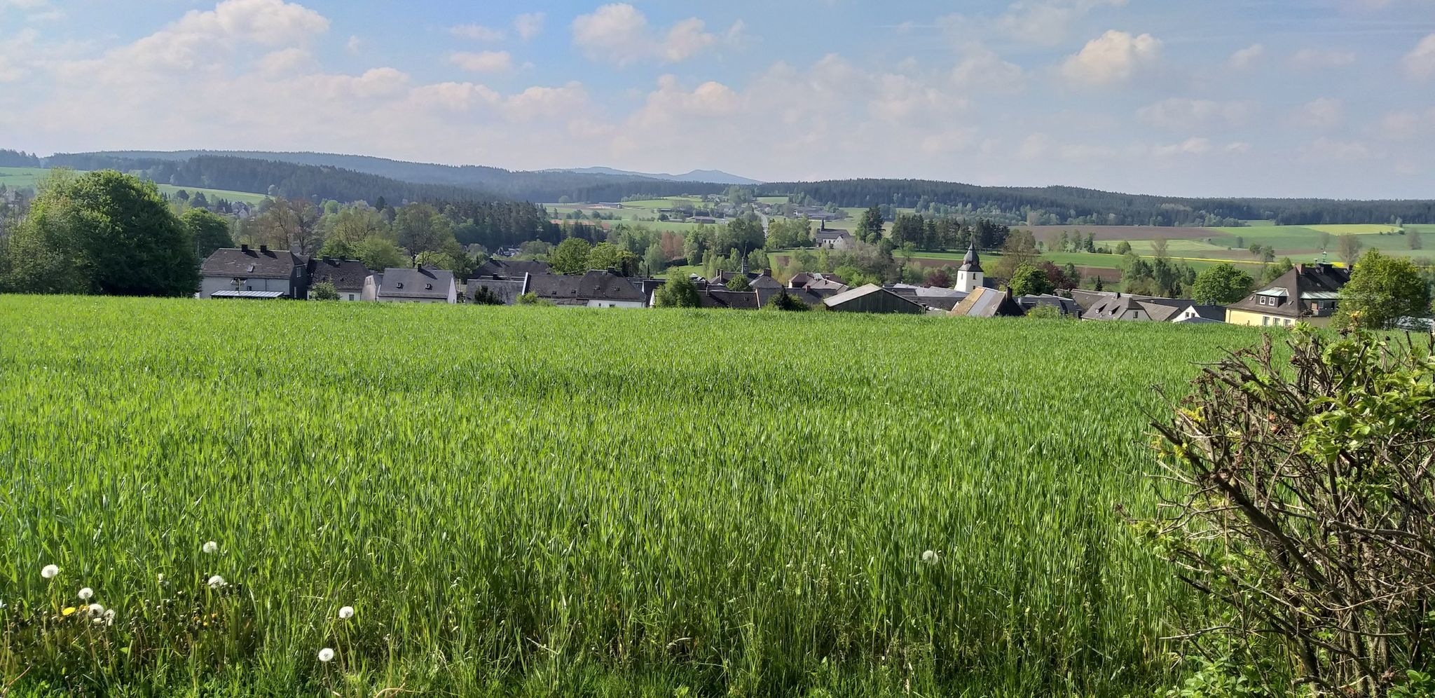 Blick über Röslau