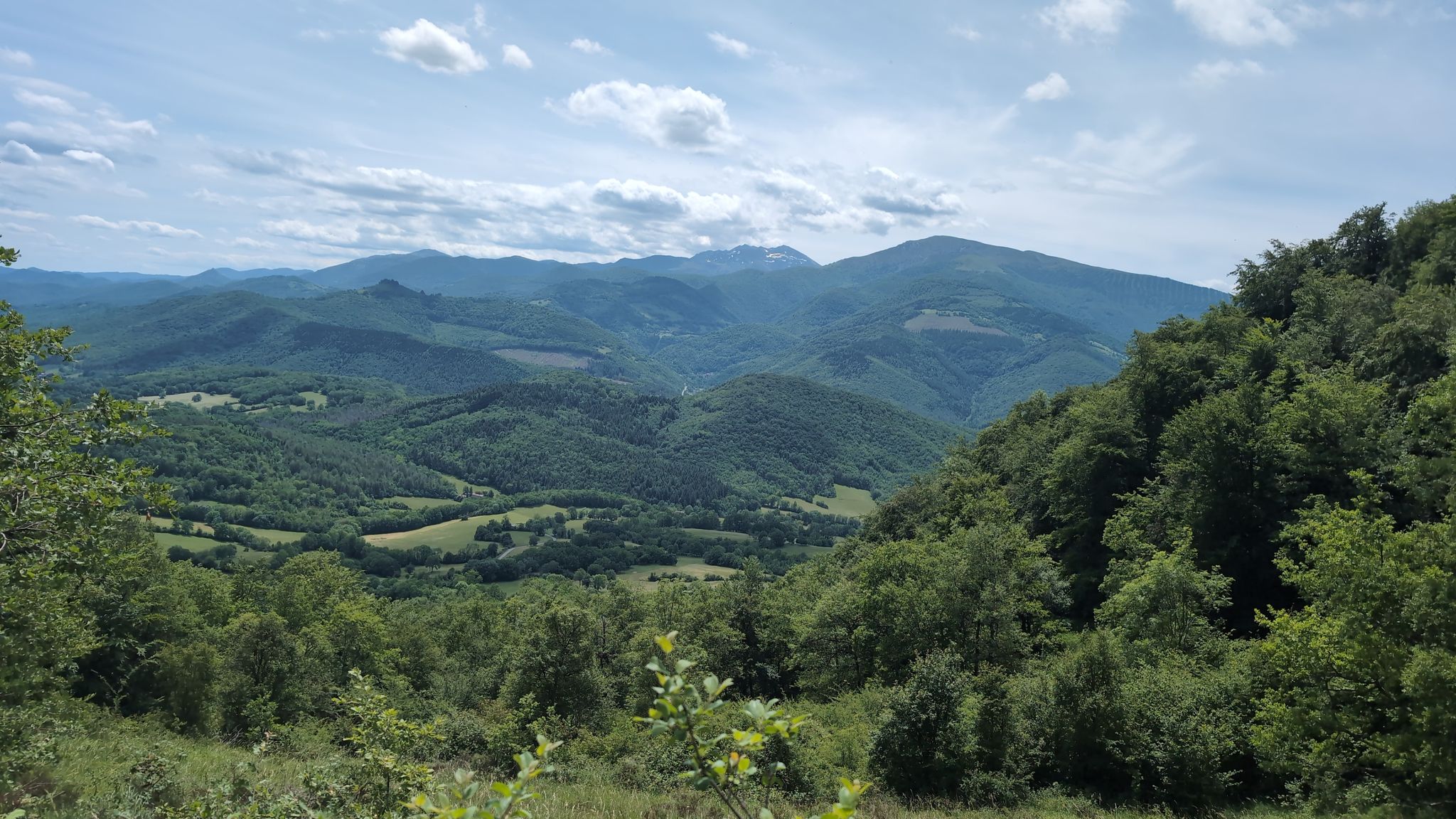 view of the valley