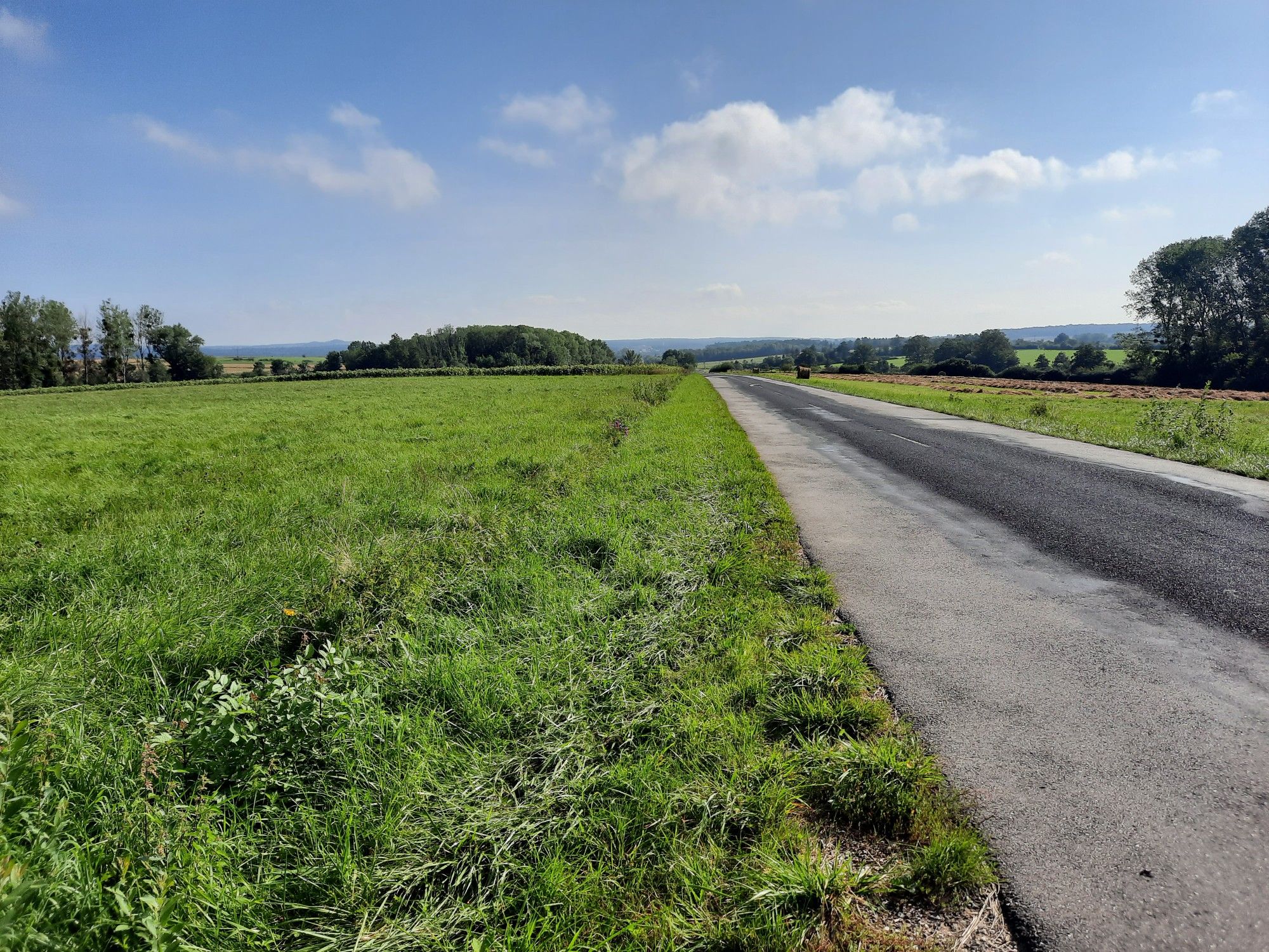 vue vers Damelevière