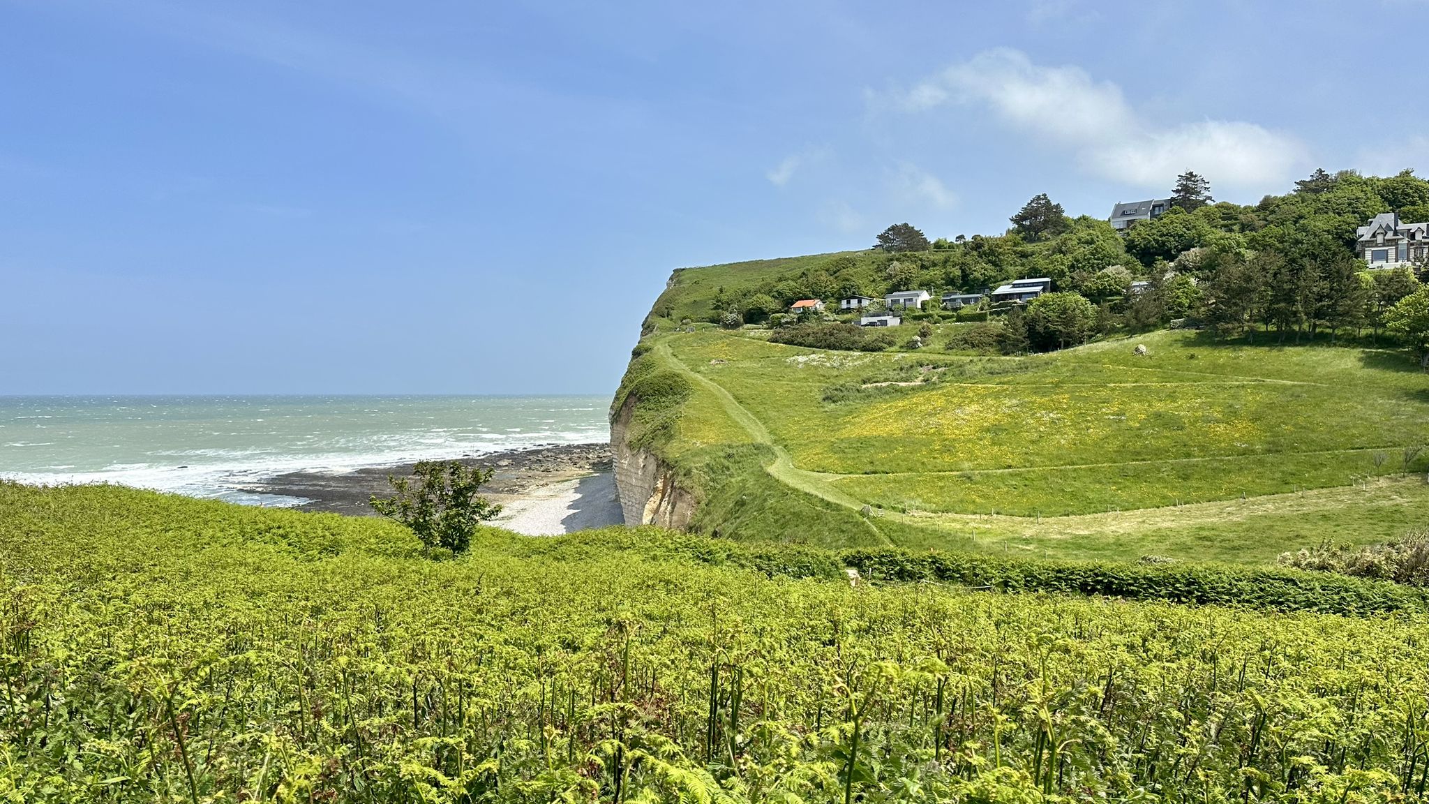 Nein, das ist nicht Irland - das ist die Normandie