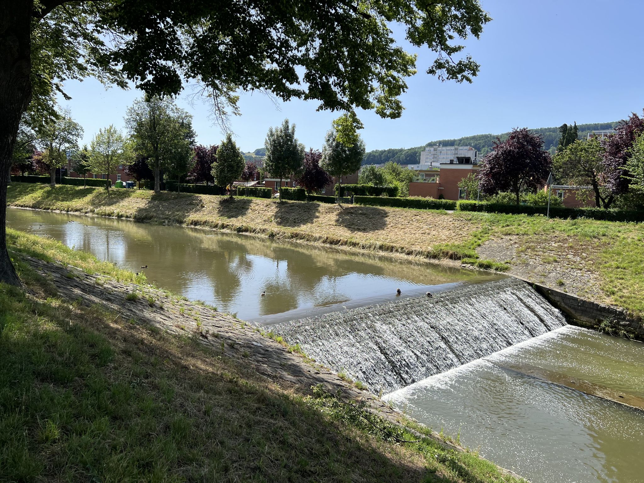 Ausfahrt von Zlín.