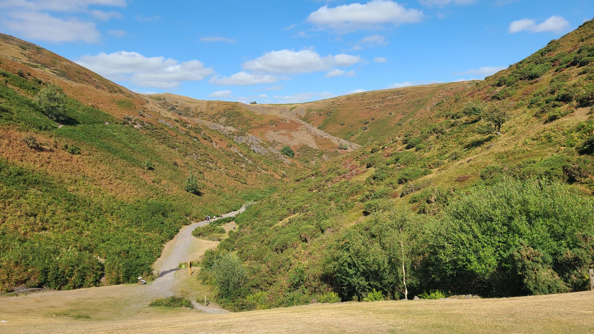 view from upper reservoir