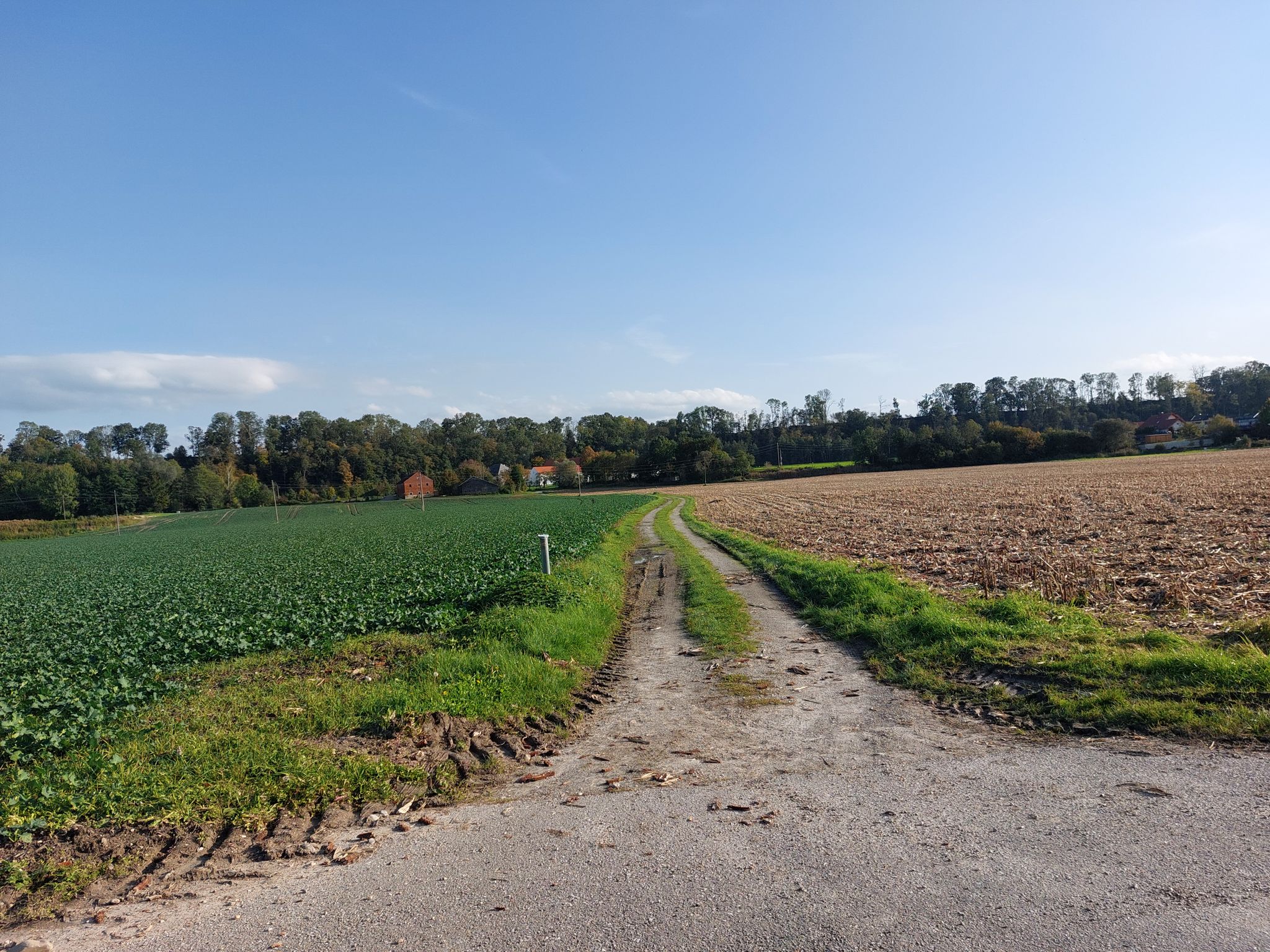 Ca. 1 Km vor Kirchdorf am Inn Richtung Bauernhof abbiegen nach Geinberg