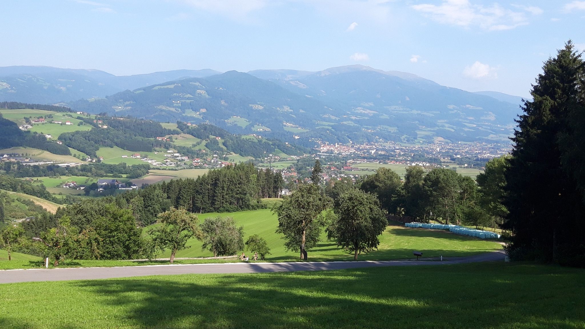 Blick auf Wolfsberg