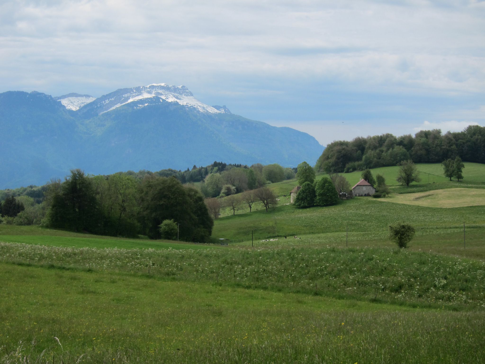 Le Grande Sure mit Neuschnee