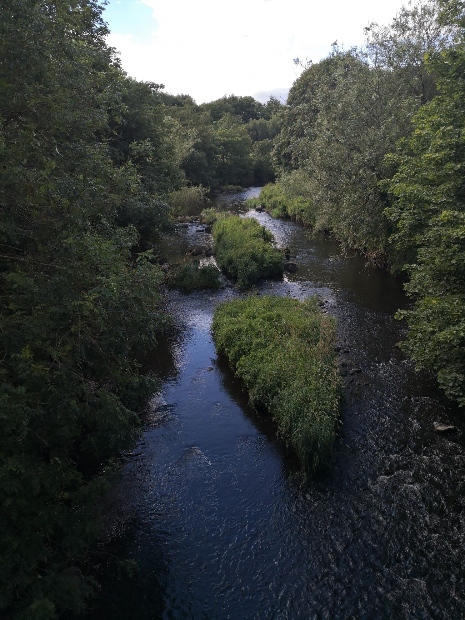 Crossing the river Almond