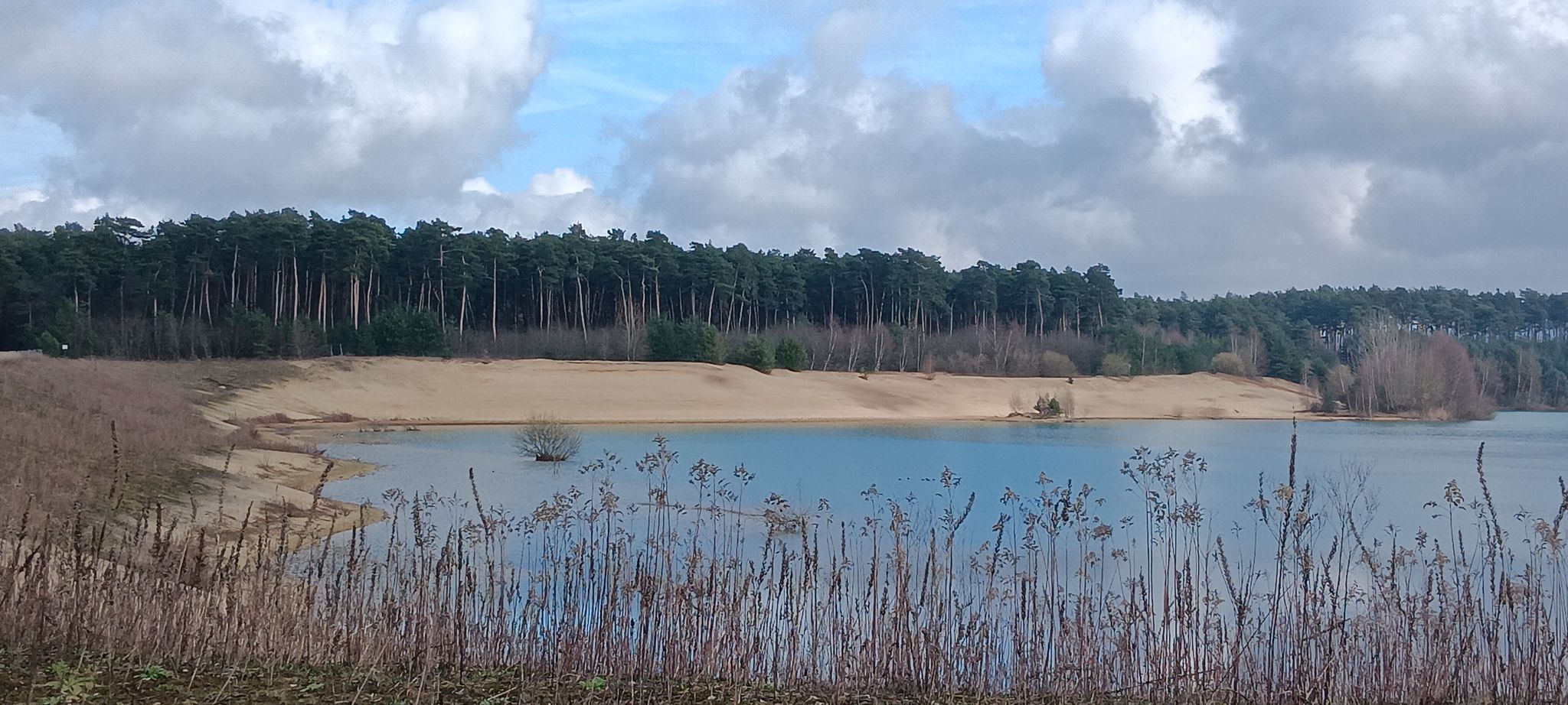 Blick auf die Sandgrube Brink