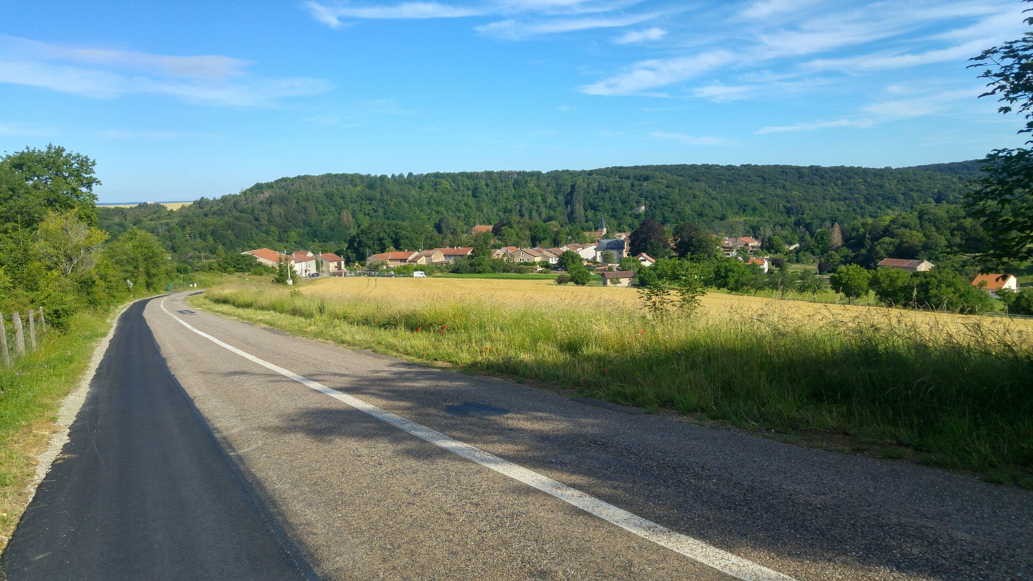 jaulny vue en partant