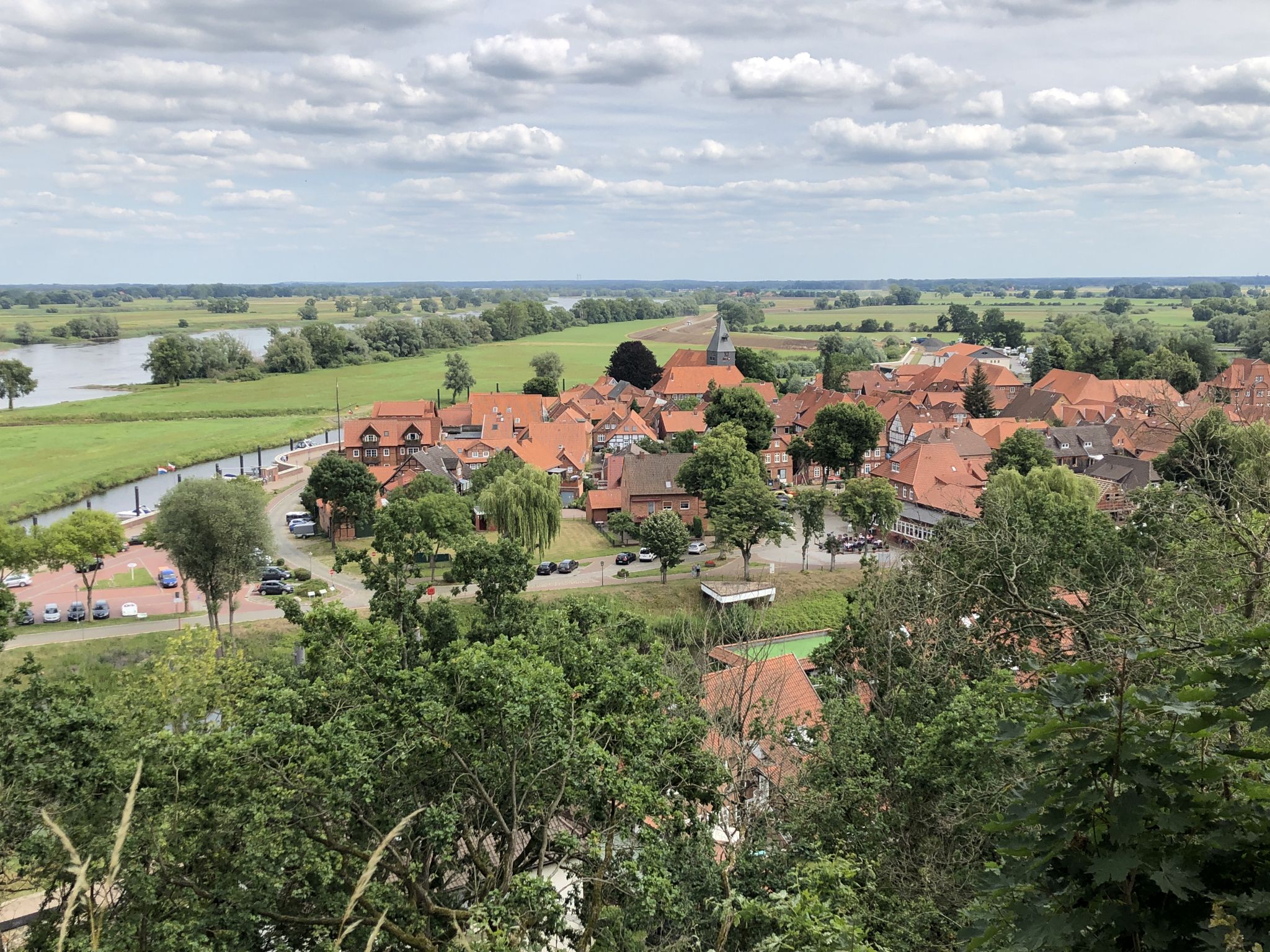Hitzacker von oben. 