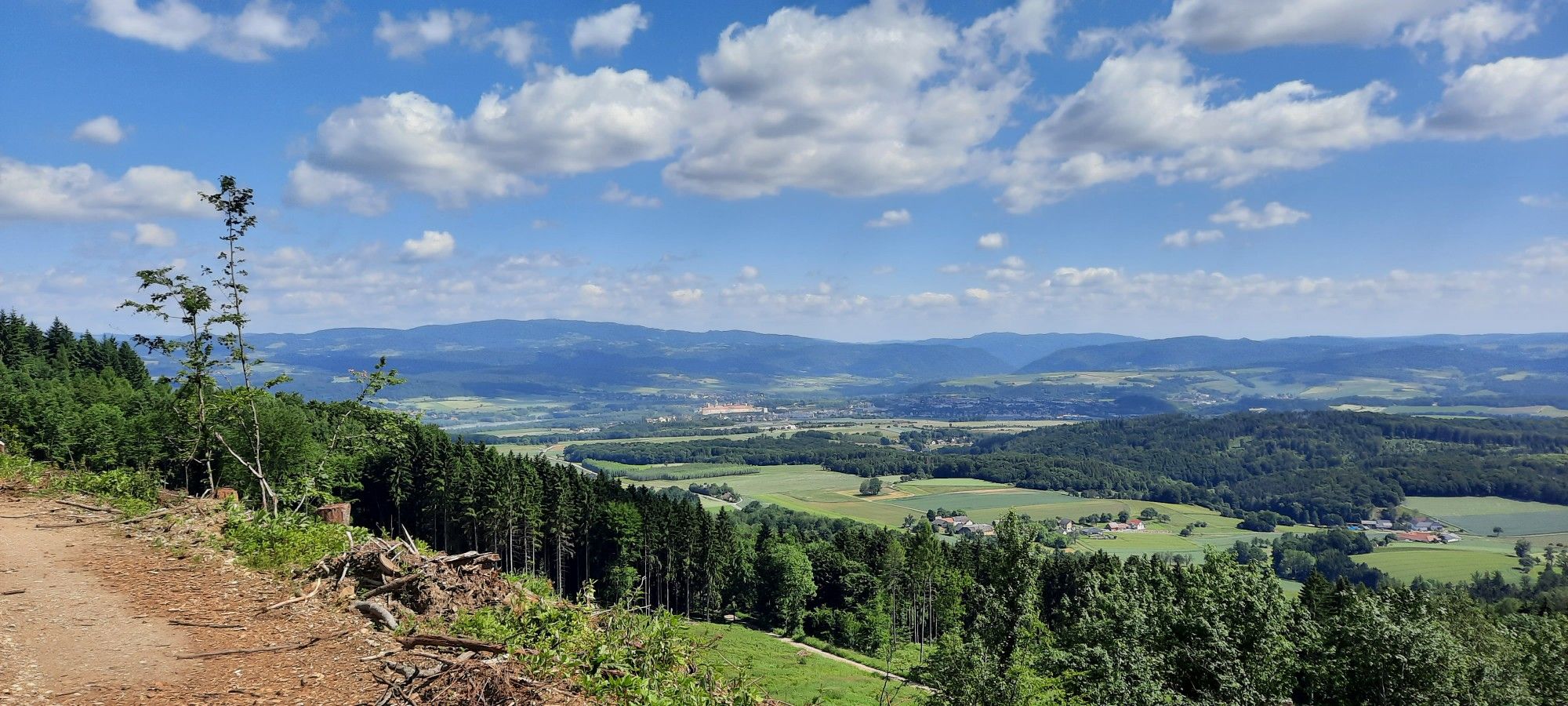 Blick vom Hiesberg Richtung Melk