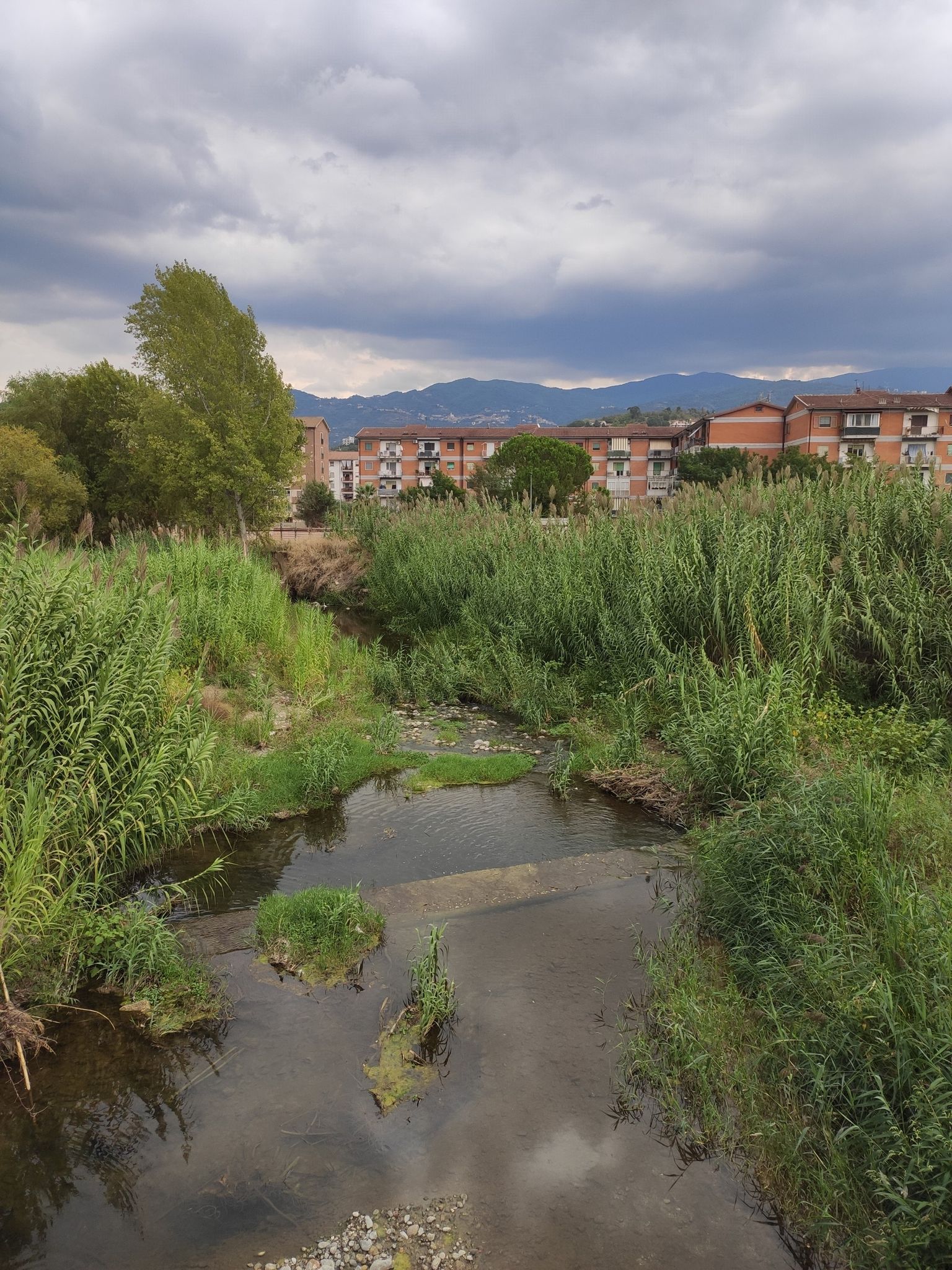 ponte ciclabile, fiume Campagnano