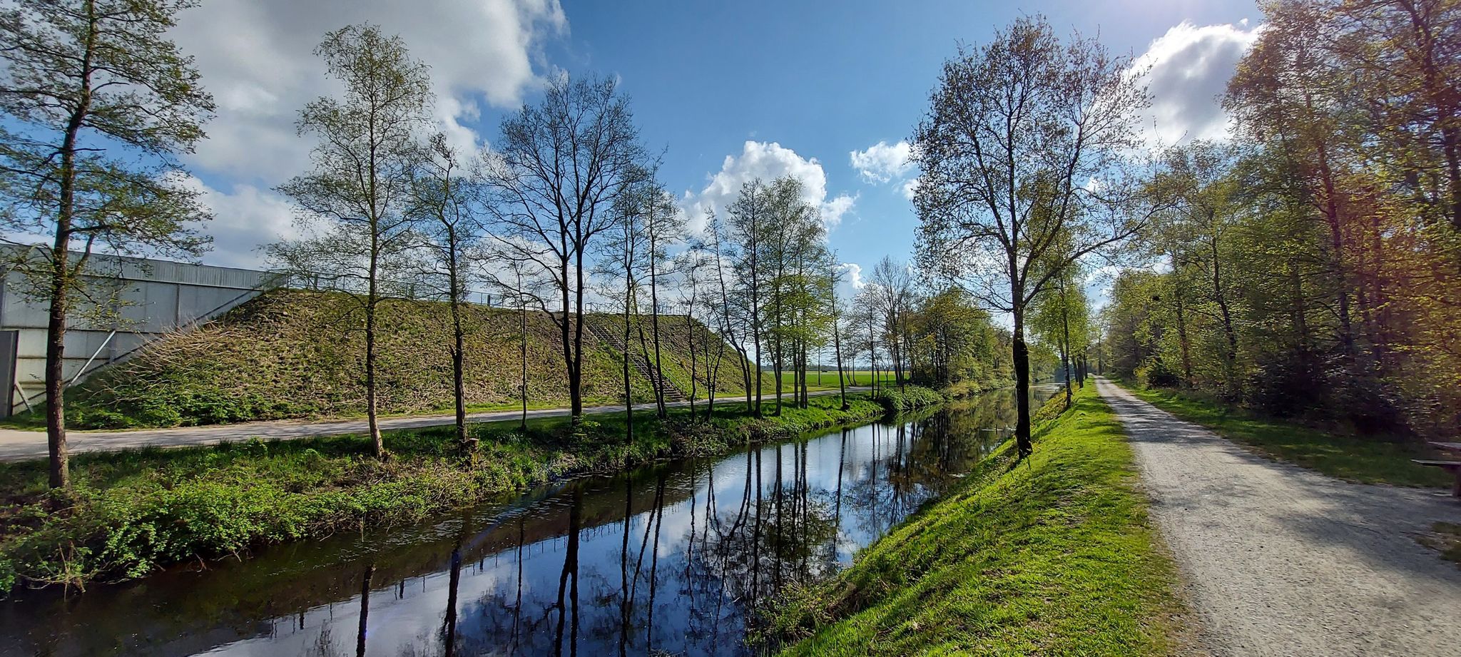 Blick aufs Motodrom Halbemond