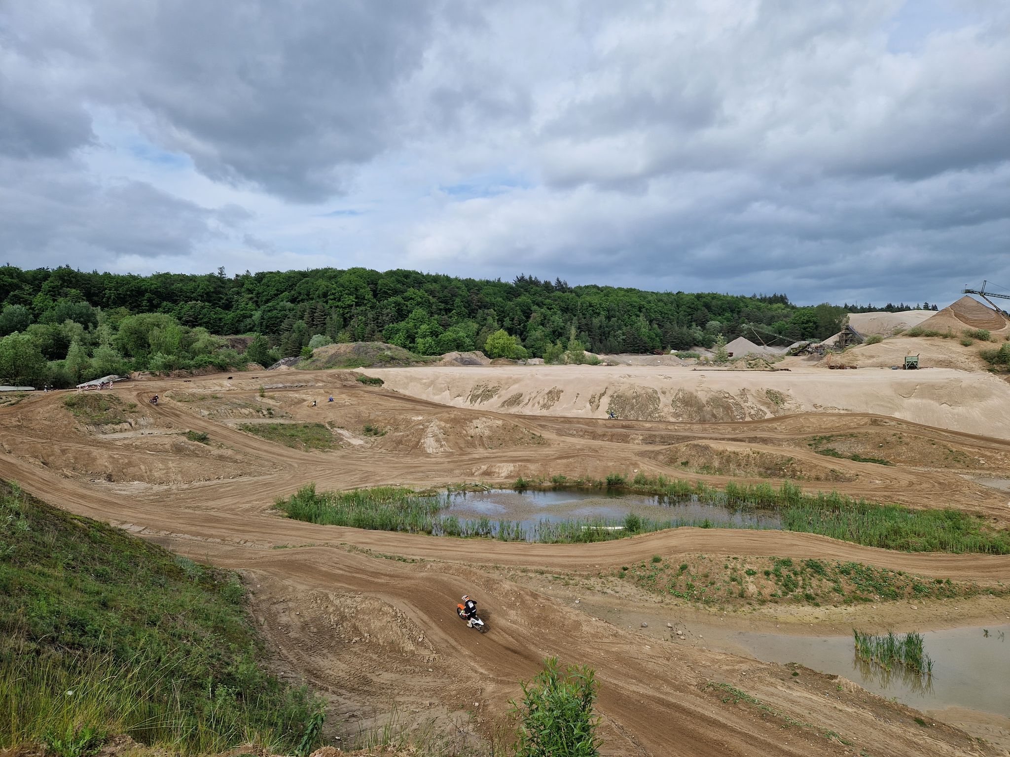 Jugend beim Motocross