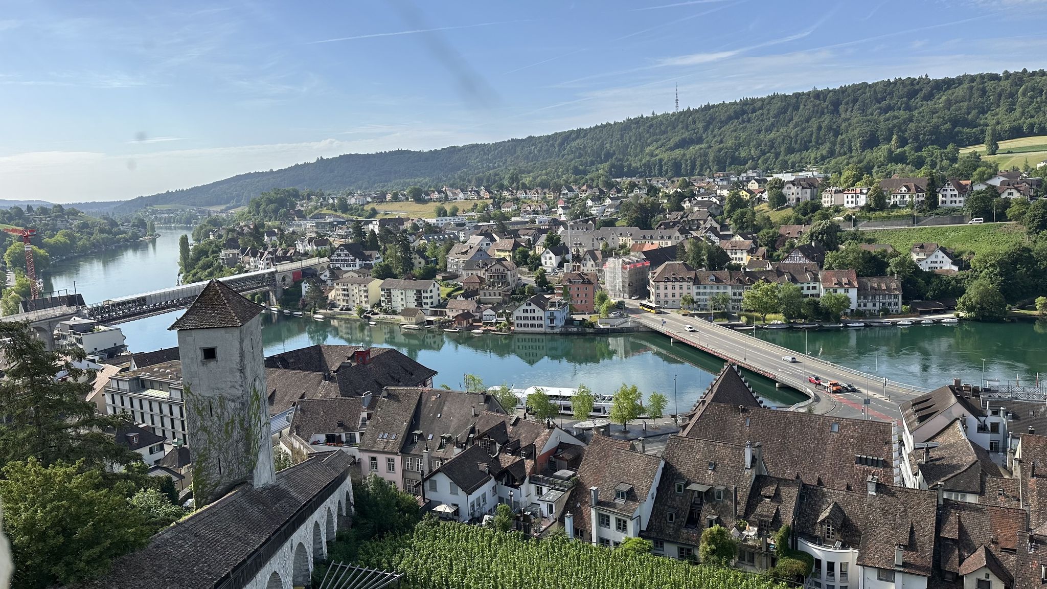 Blick auf Schaffhausen