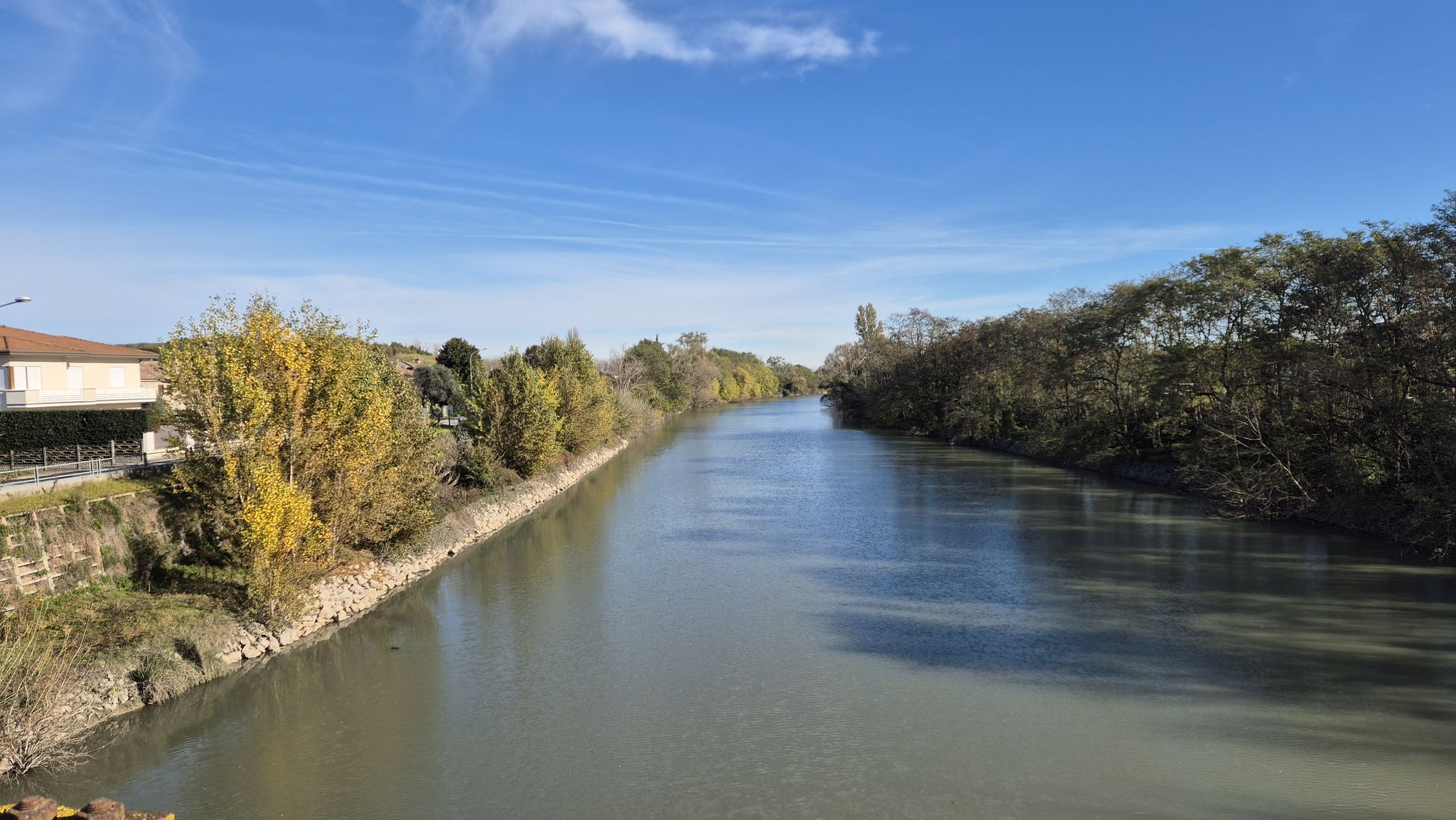 Canalbianco dal ponte pedonale (Pincara)