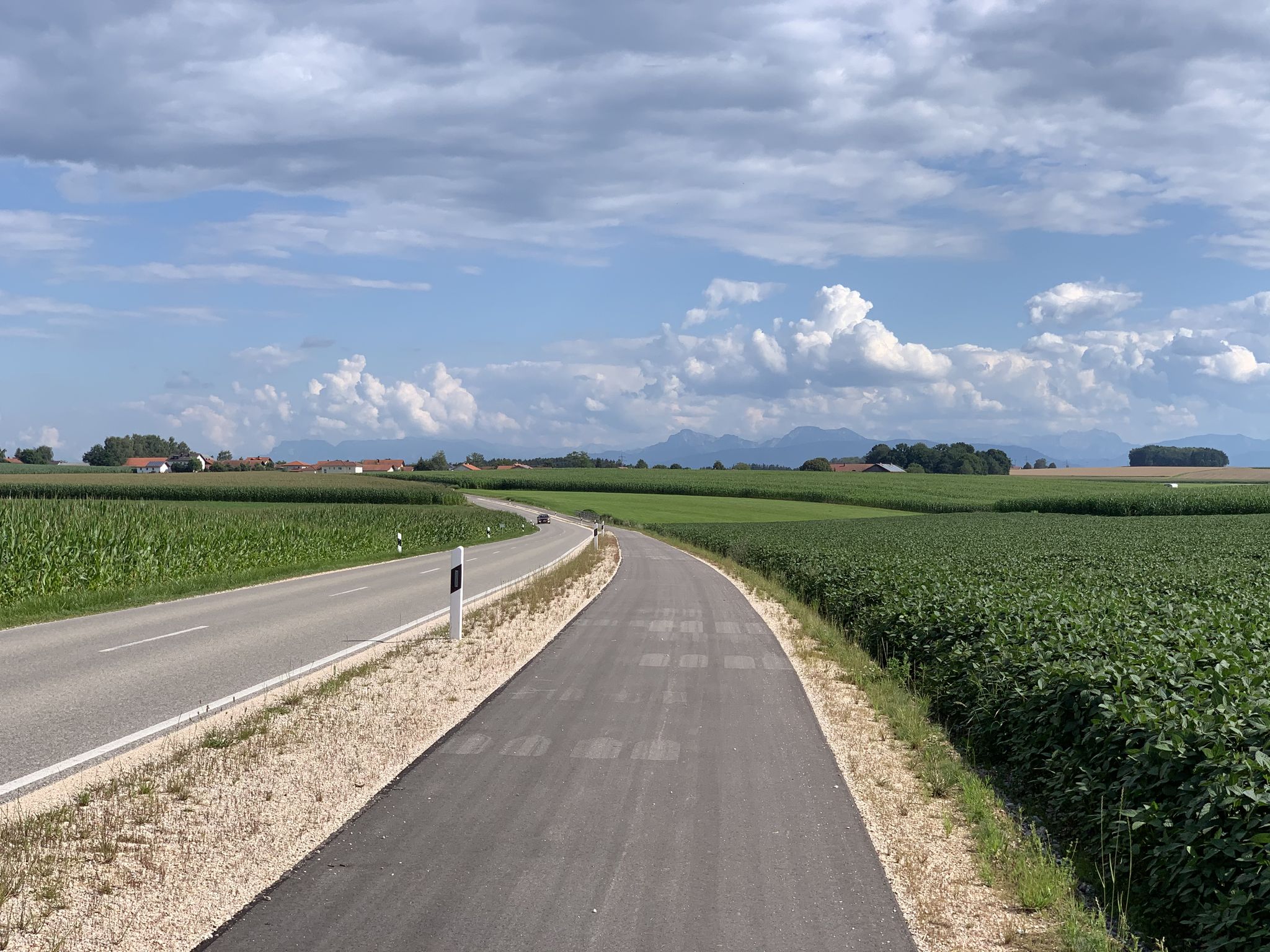 Ein perfekter neuer Radweg