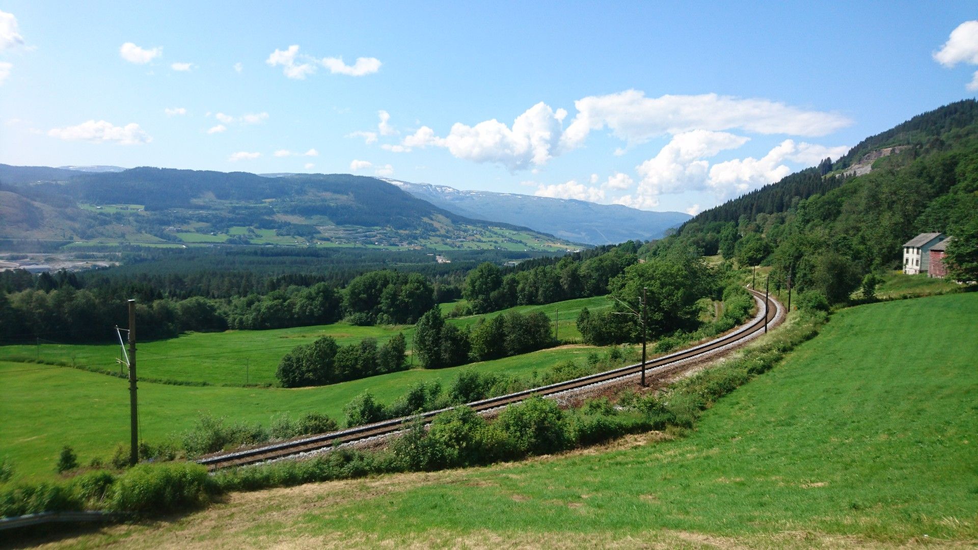Blick zurück nach Voss