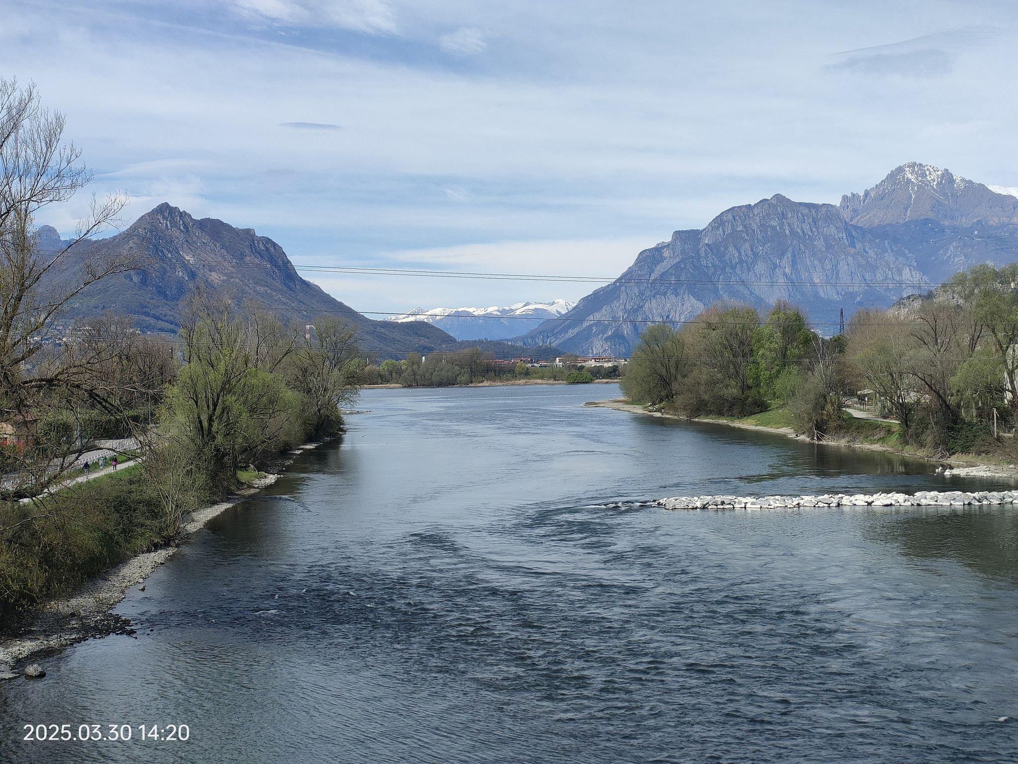 Vista dal Ponte di legno