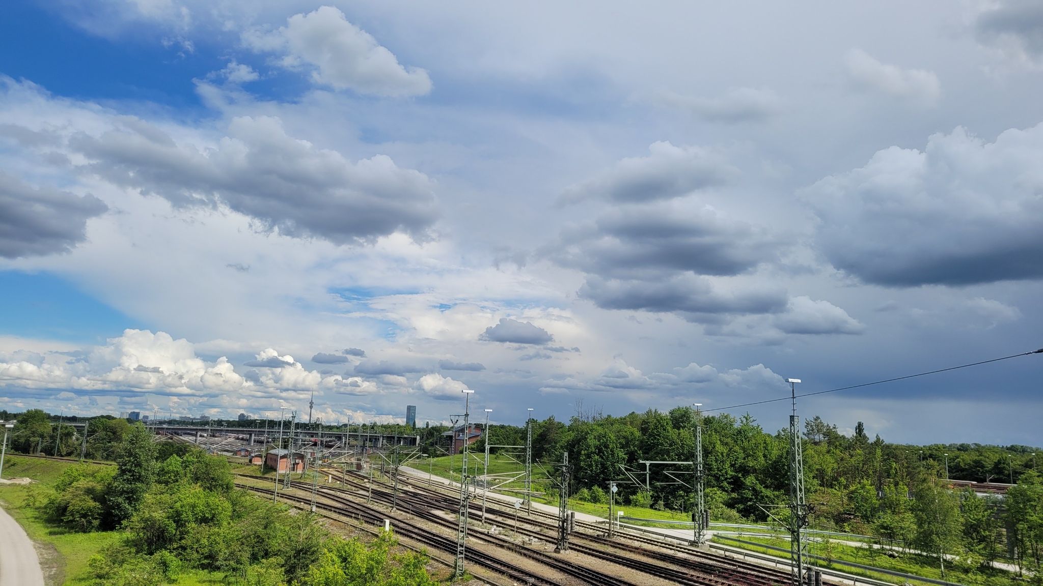 Güterbahnhof - Olympiaturm - O2-Tower
