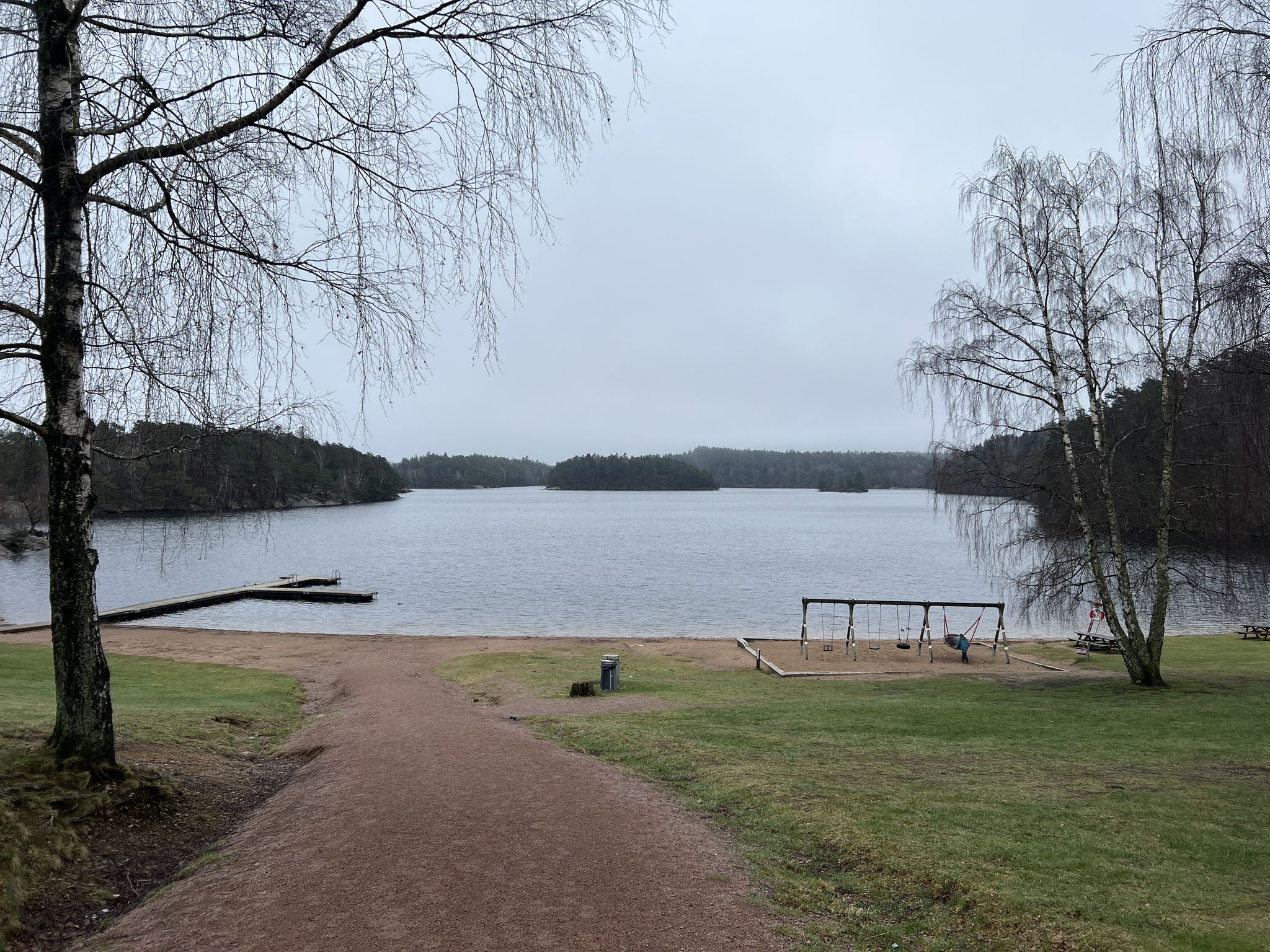 Blick auf den Stora Delsjön