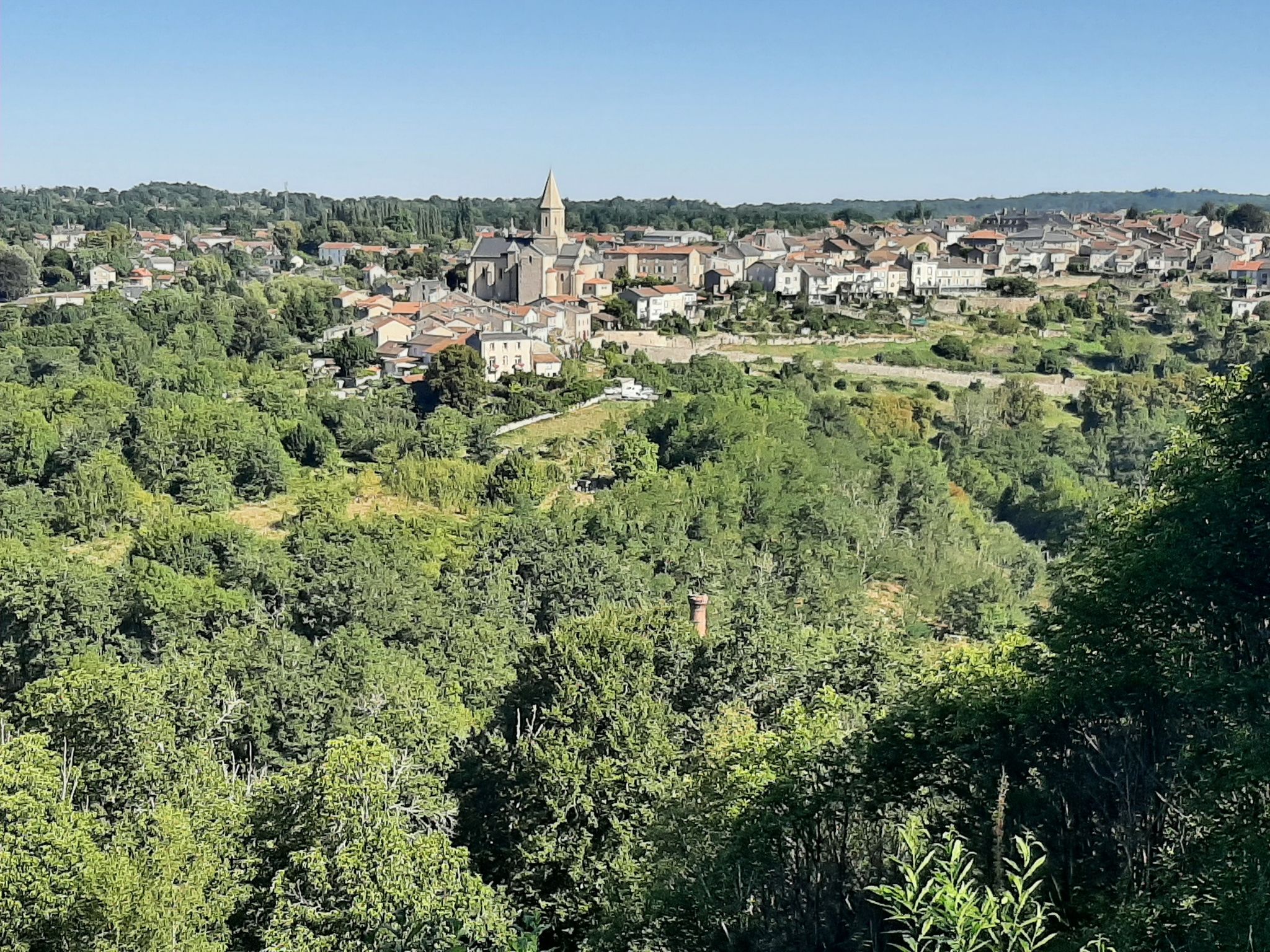 panorama sur Chateauponsac