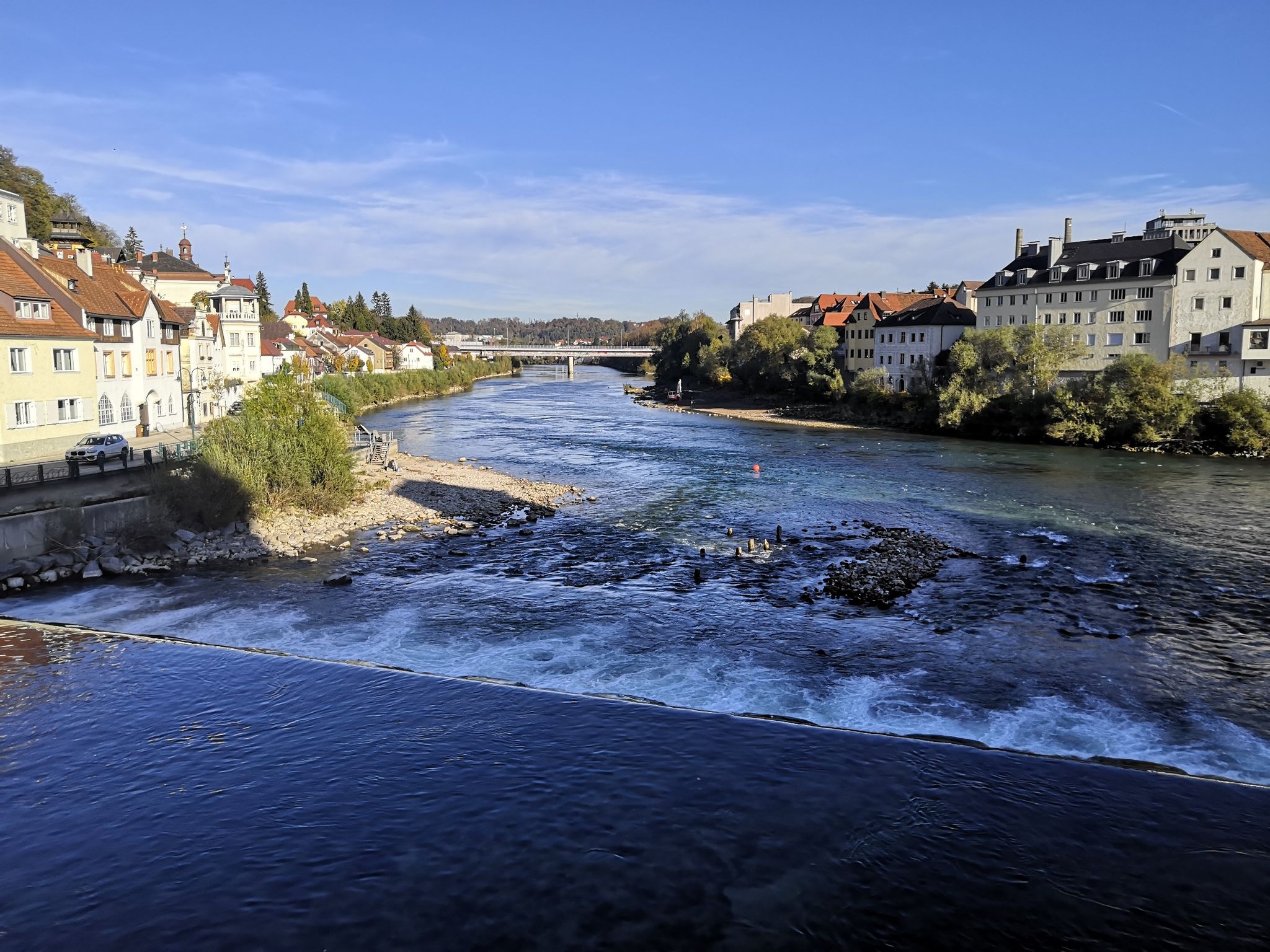 Der Zusammenfluss von Steyr und Enns