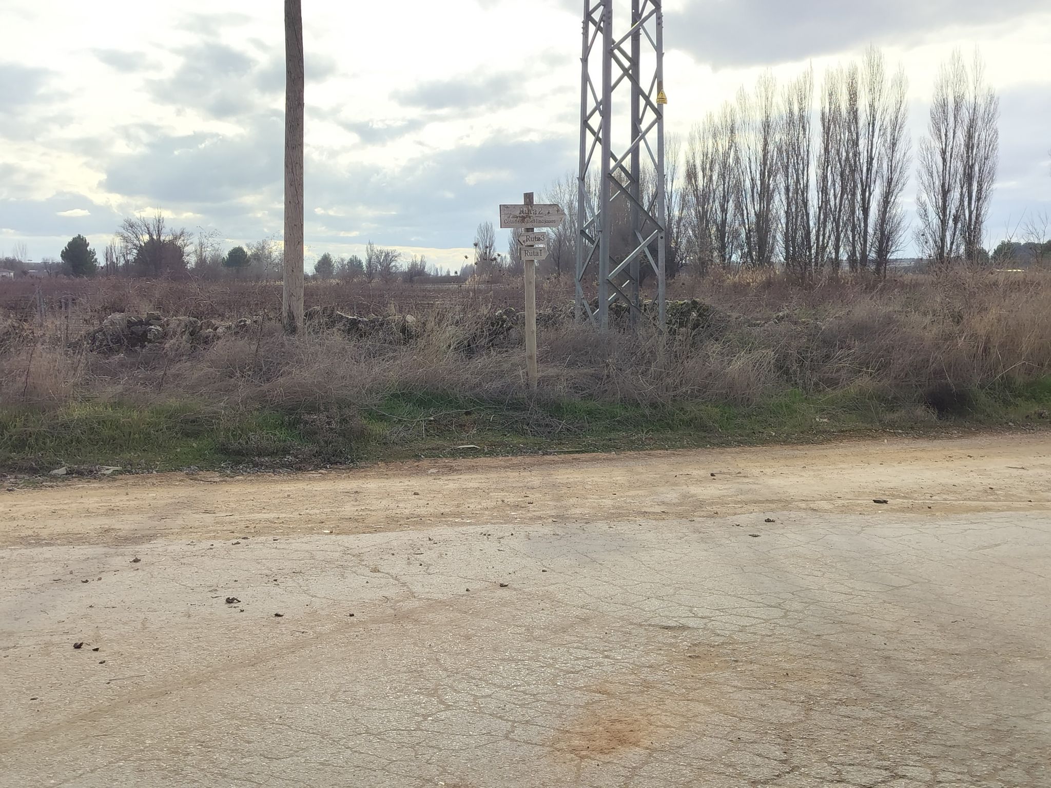 ruta 1, 2 y 3(colada de los hinojosos)