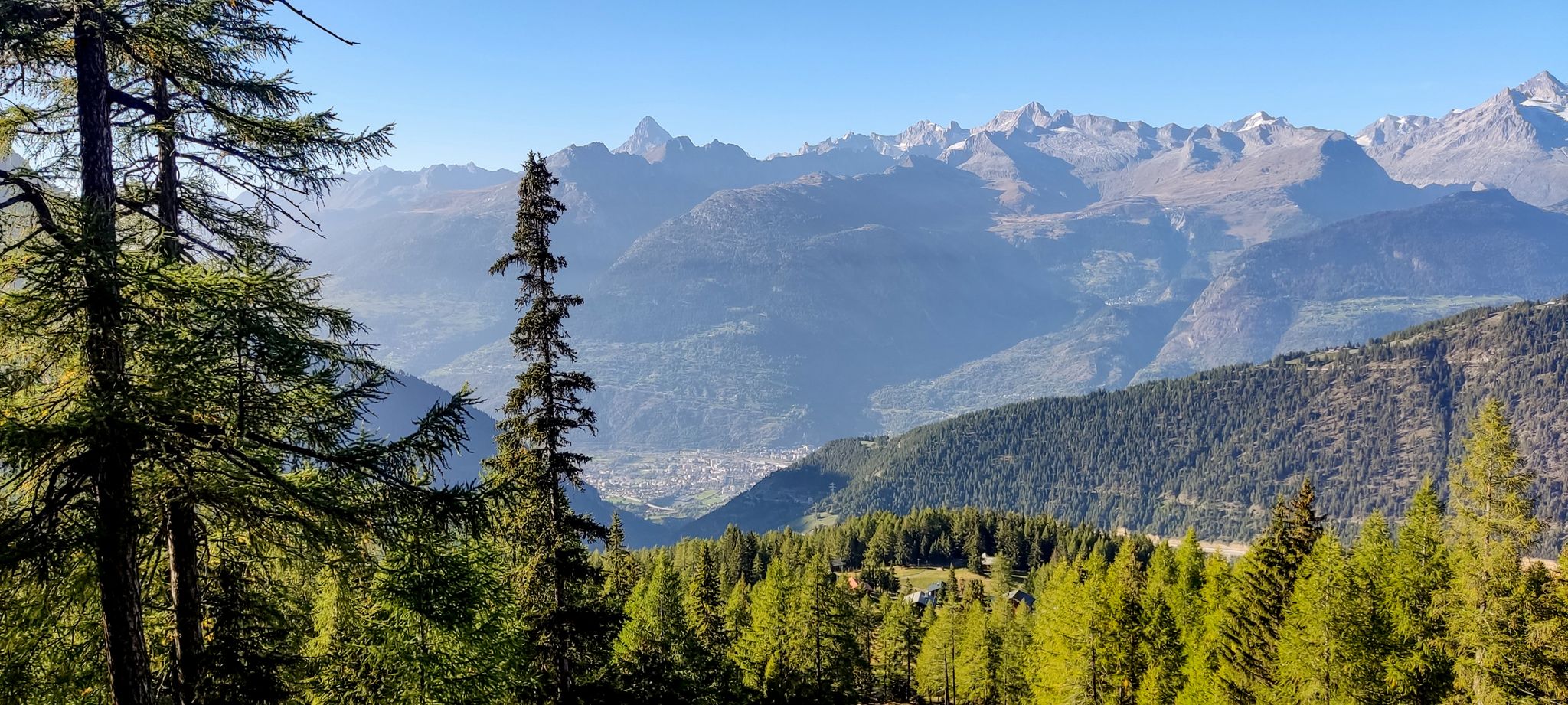Blick auf Brig-Glis