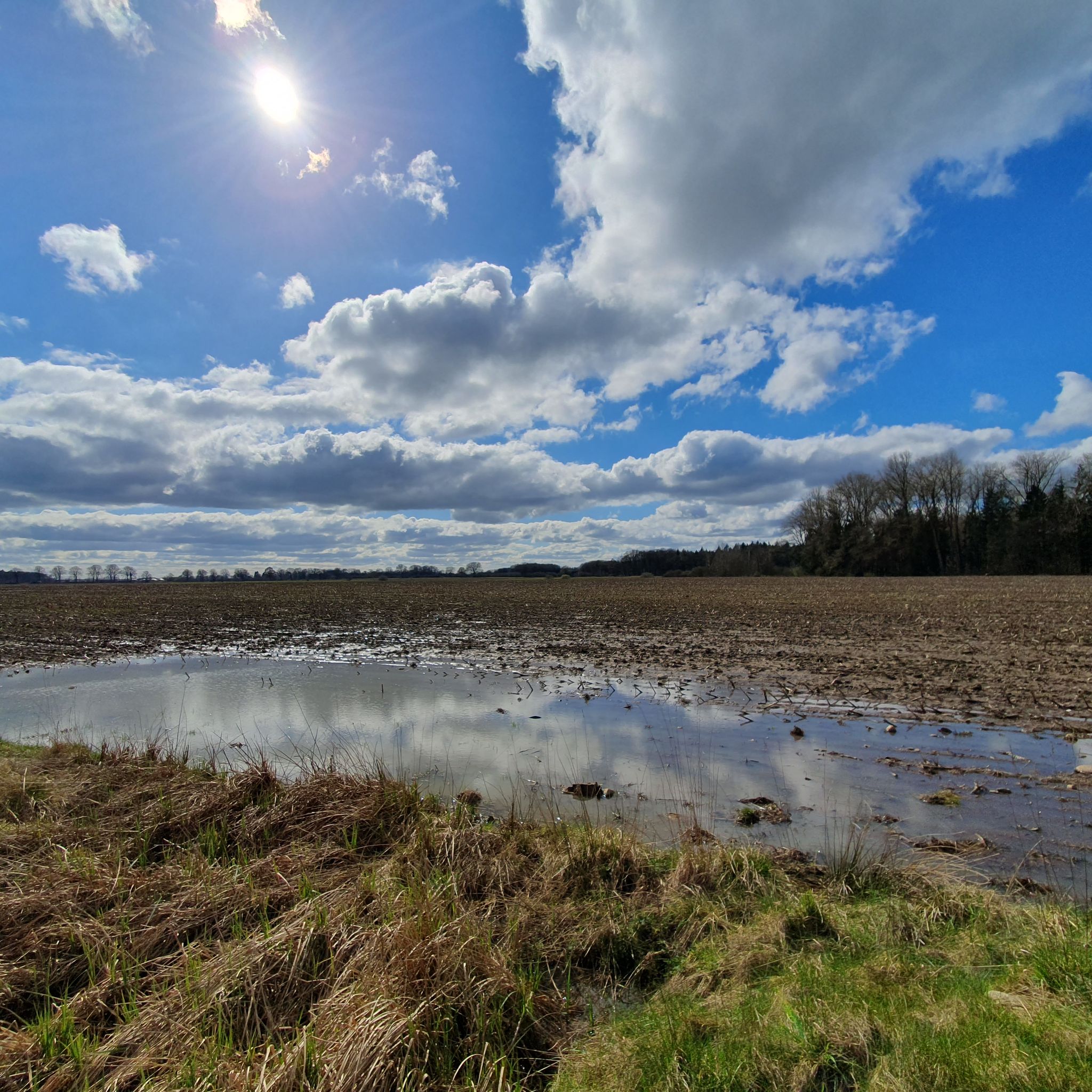 Weiter Blick übers Land