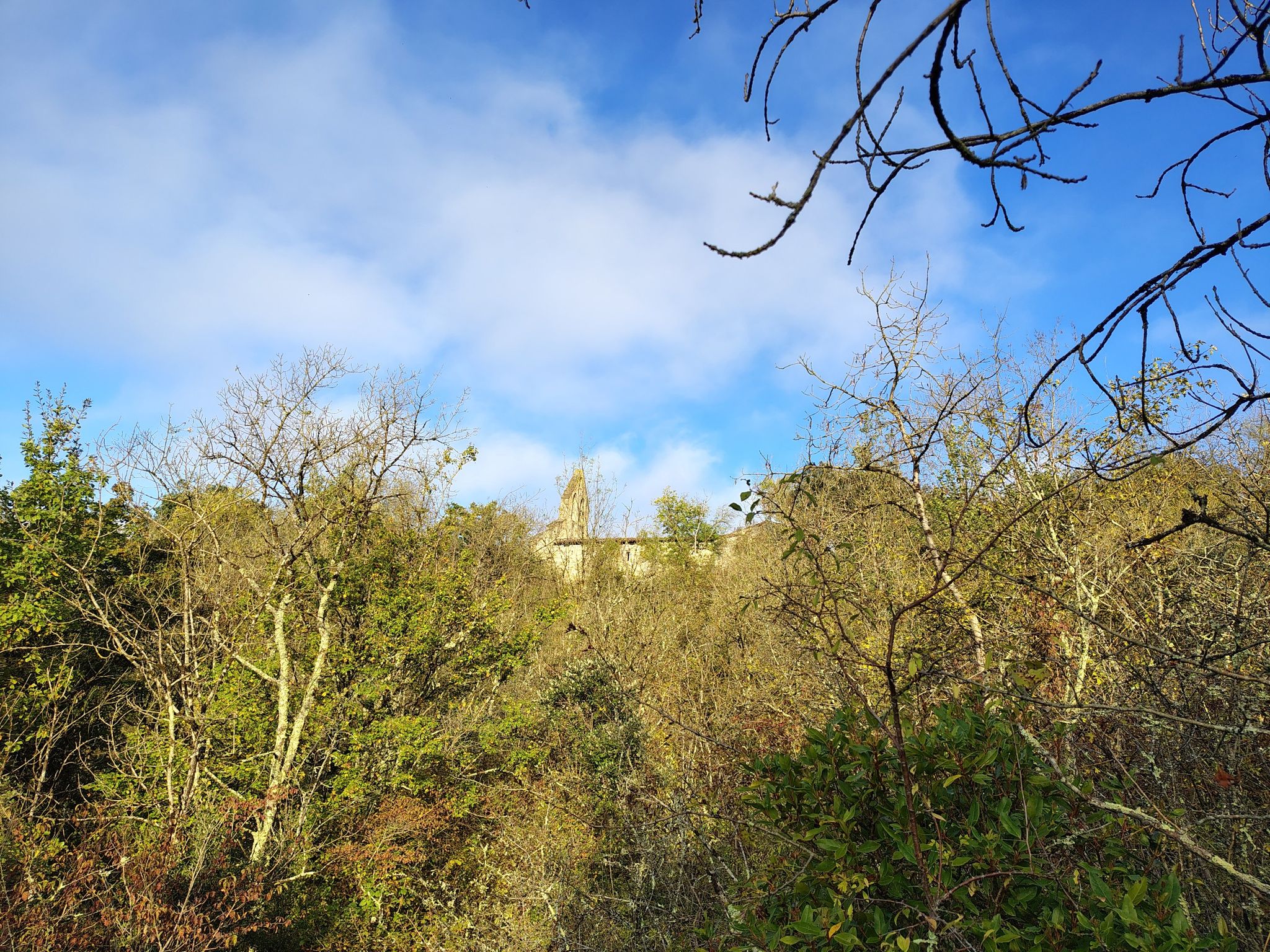 Depuis le sentier botanique.