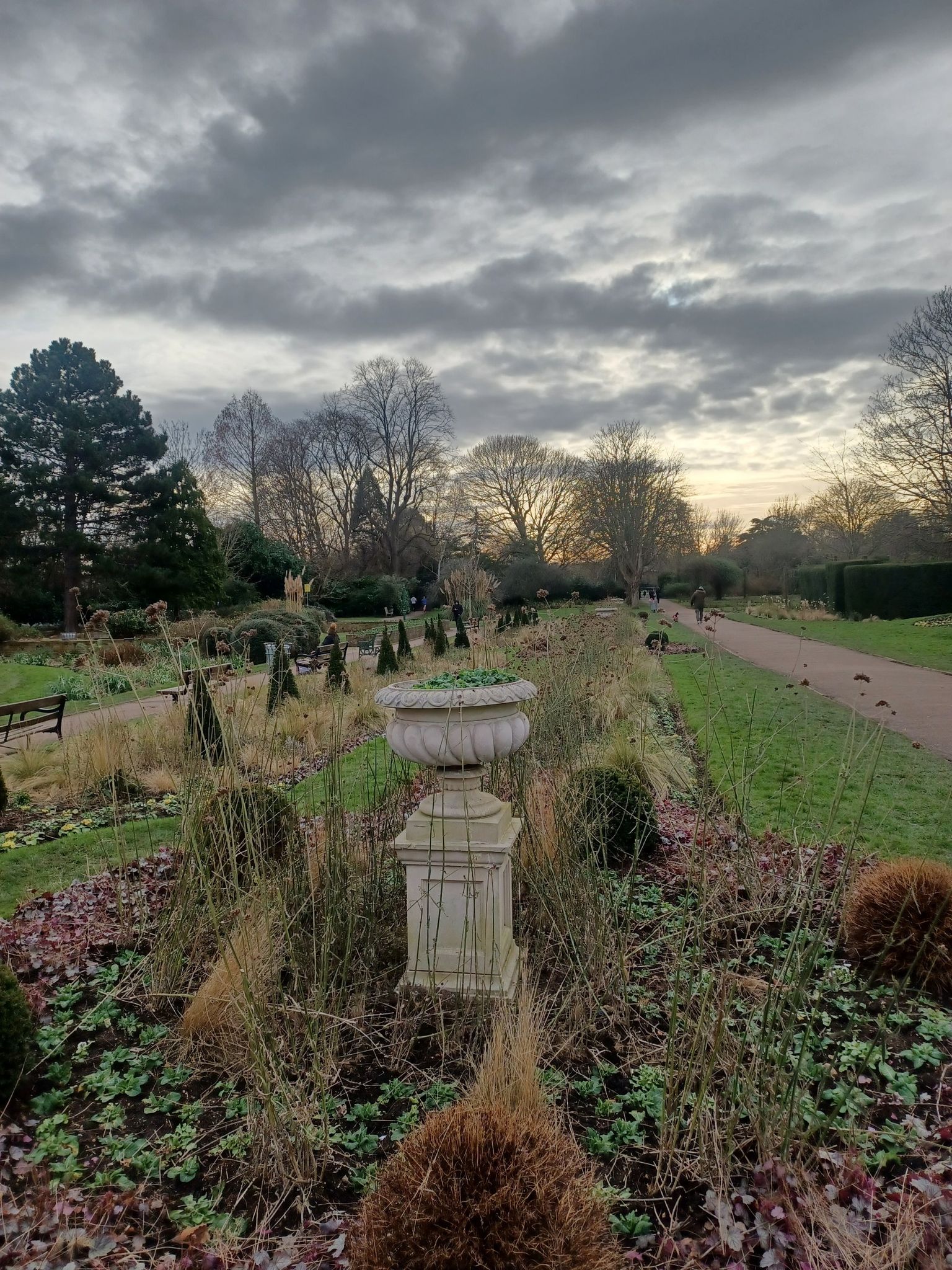 Dartford park - stunning in the summer, less so in winter