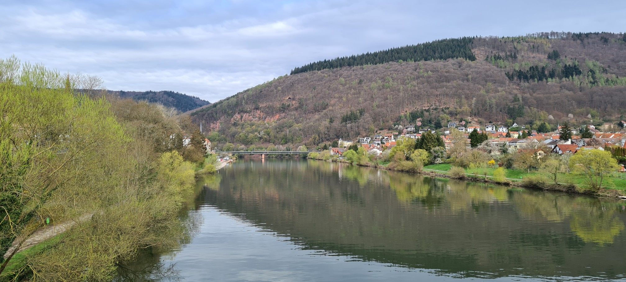 Blick von der Eisenbahnbrücke
