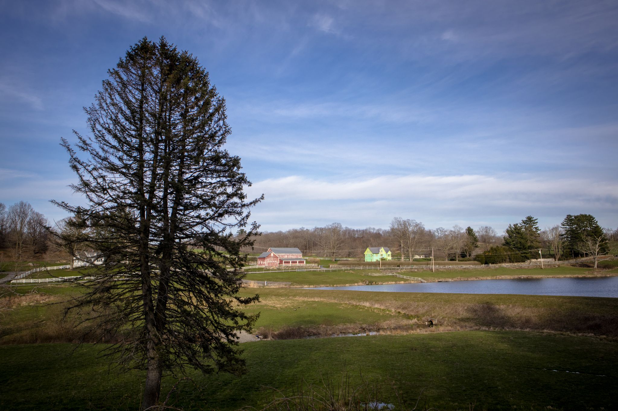 Farm on the mountain top