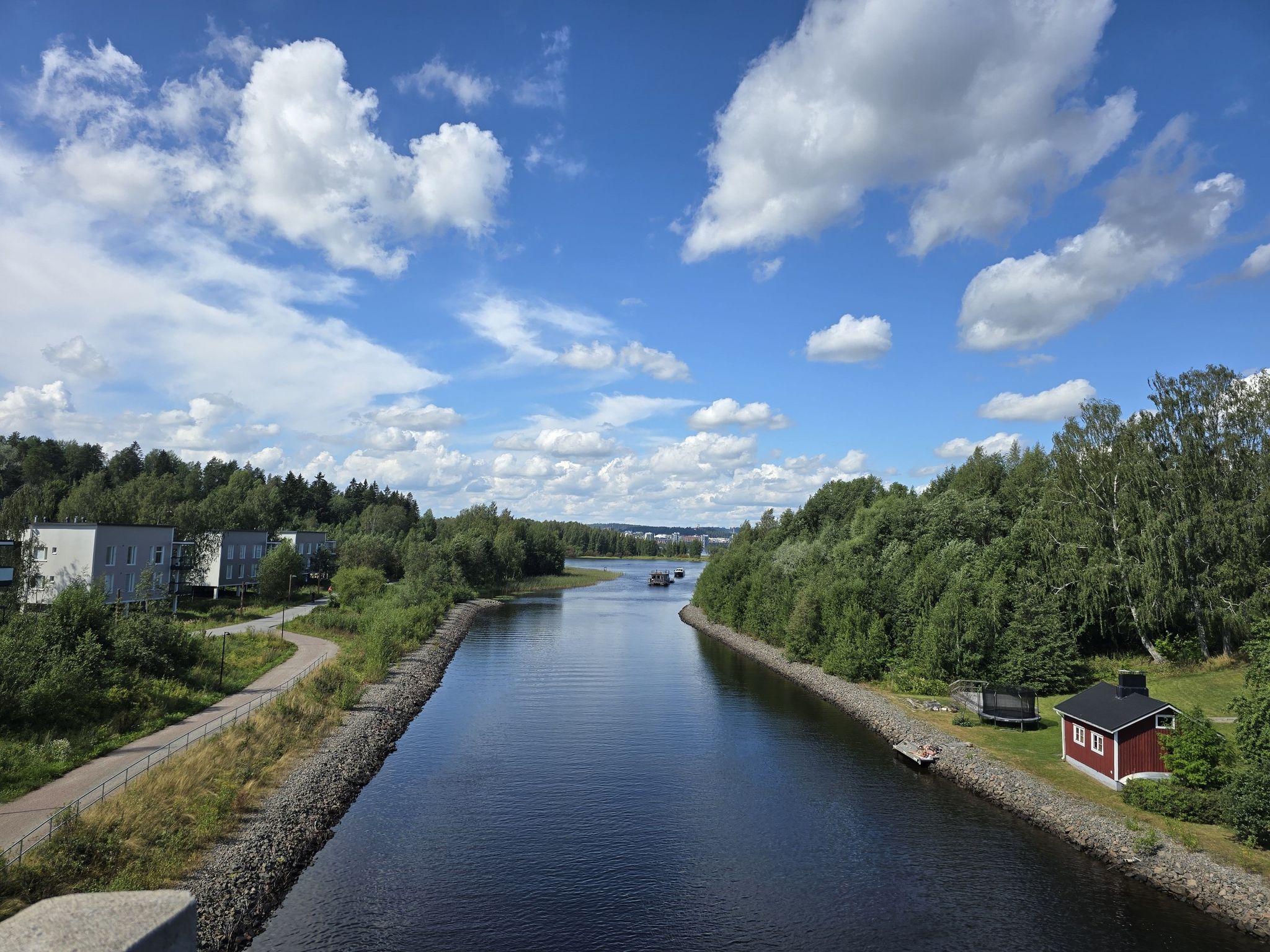 Nice view from bridge