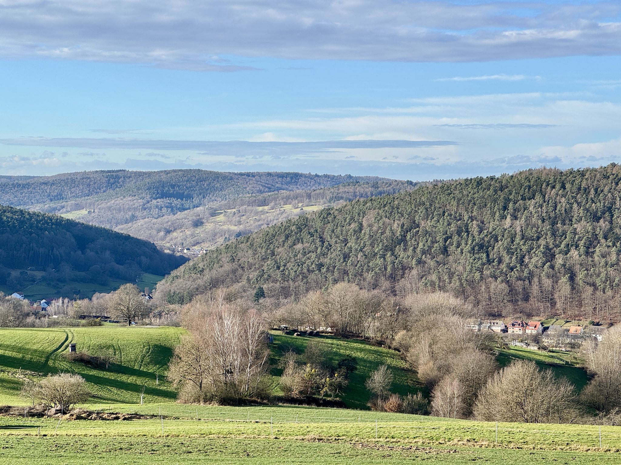 Ausblick über den Spessart