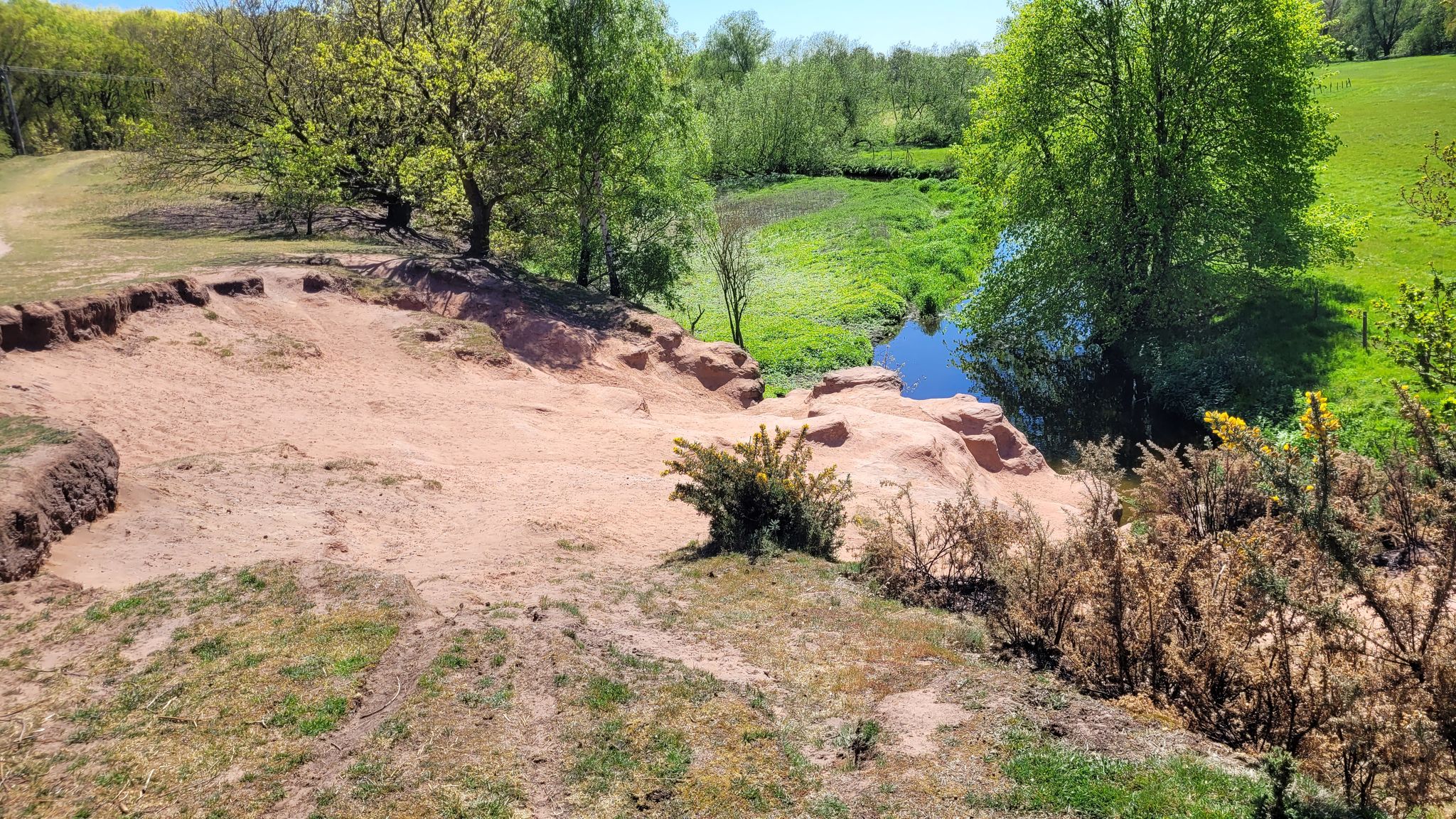 Robin Hood's Cave - below at river level