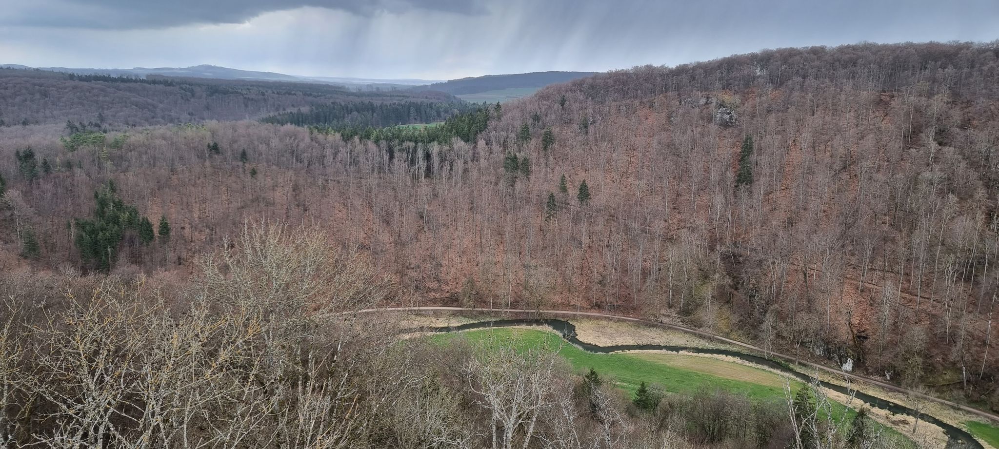 Von der Burgruine Wartstein