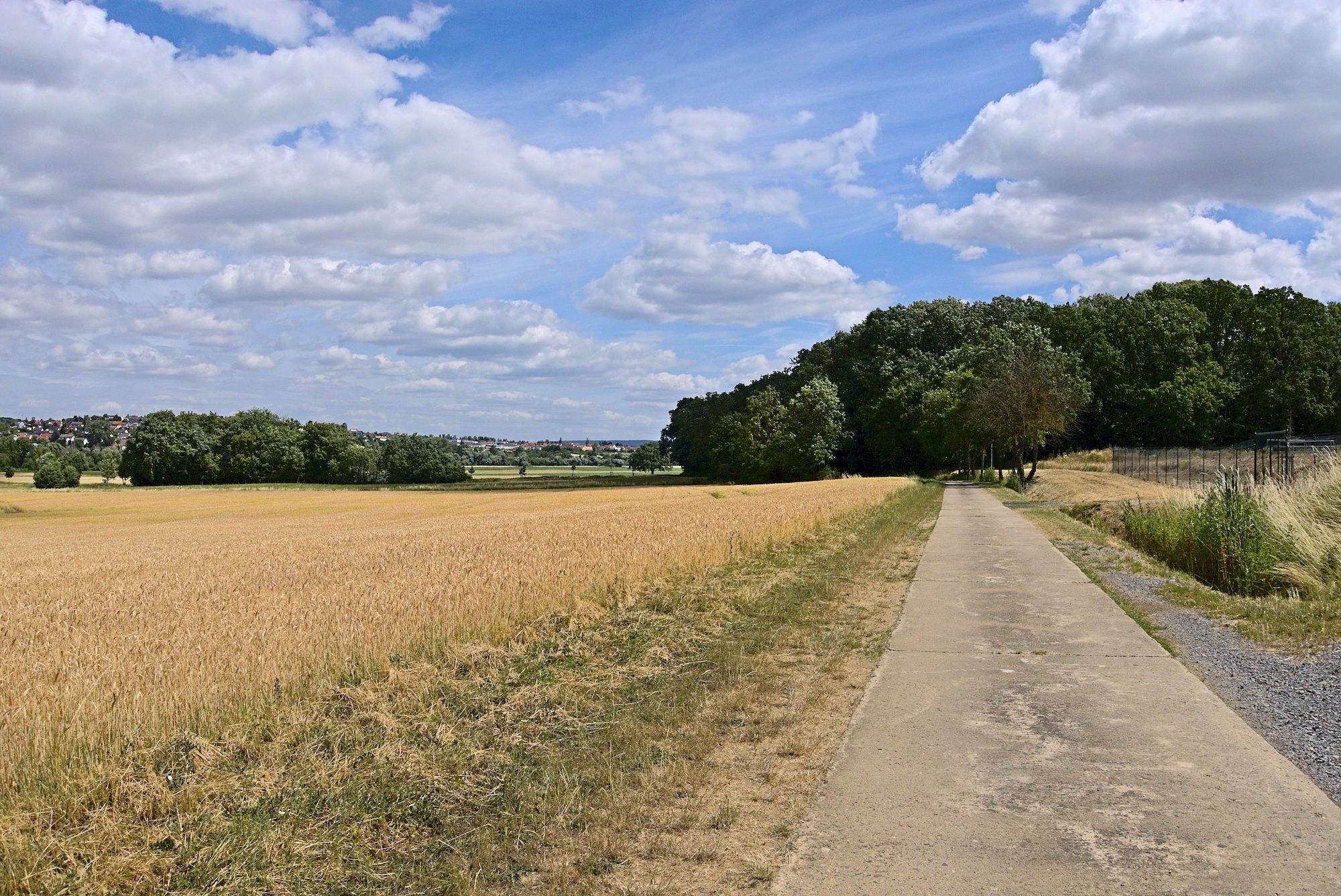 Ausfahrt aus Wonfurt