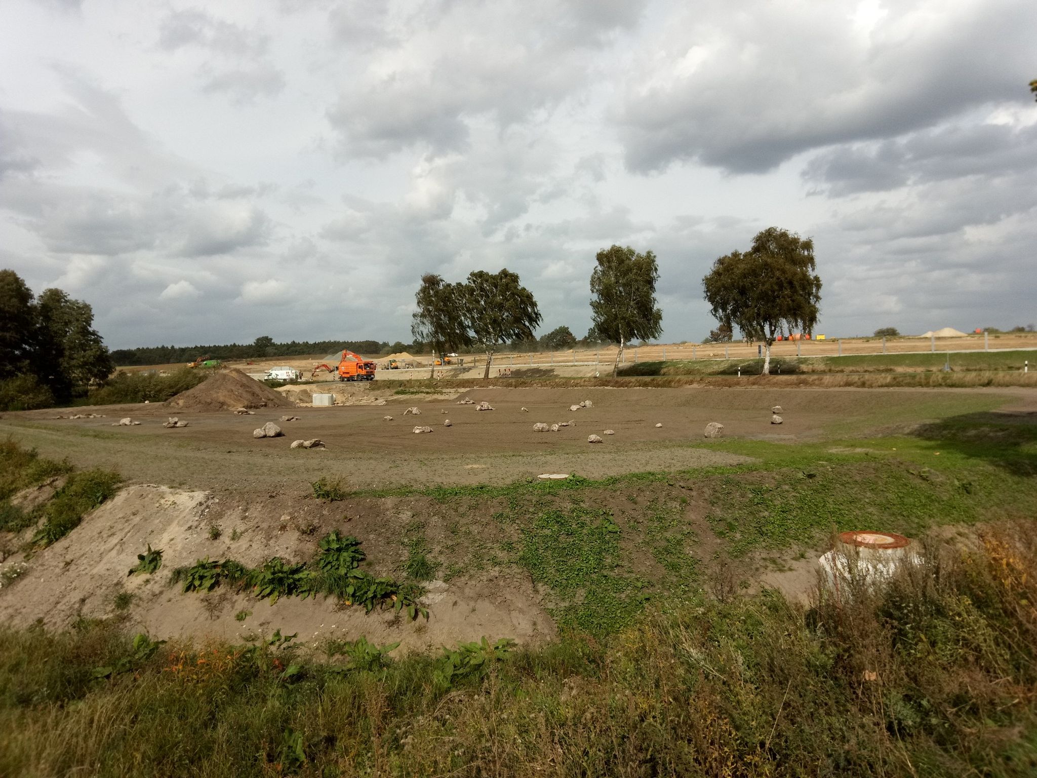 Neubaugebiet "Steinberg" Sammelbecken für Starkregen (Horneburg)