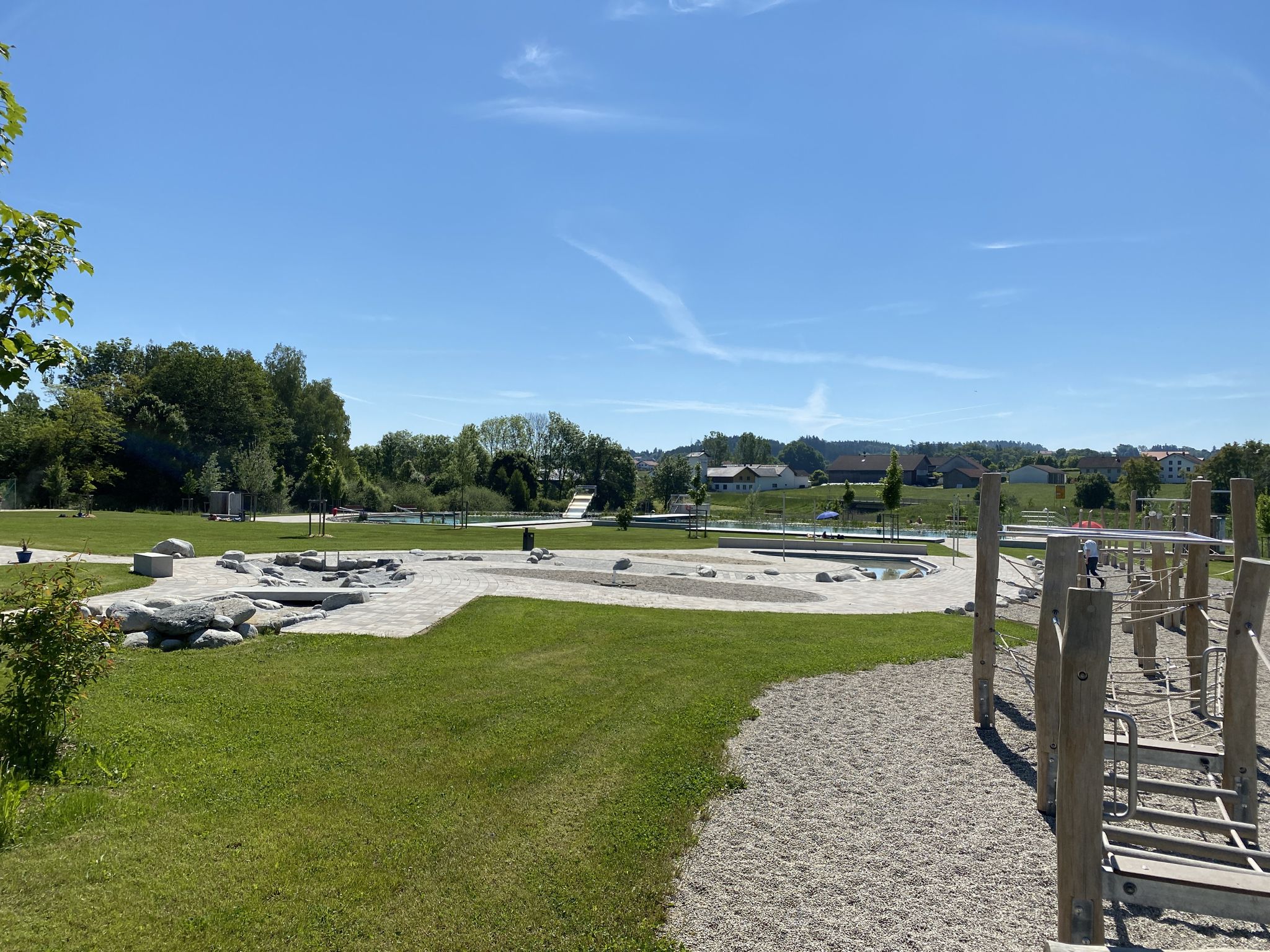 Das Naturbad ist toll angelegt!