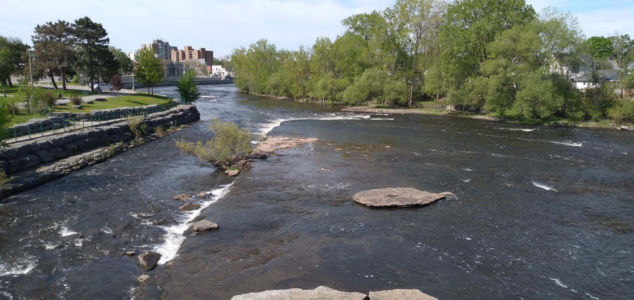 View of the Moira river from the bridge