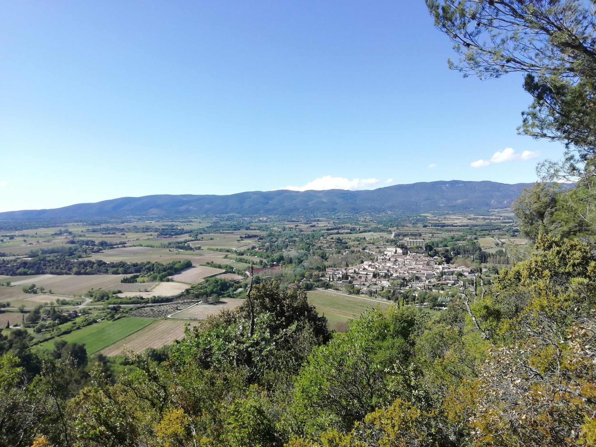 vue sur Ansouis 