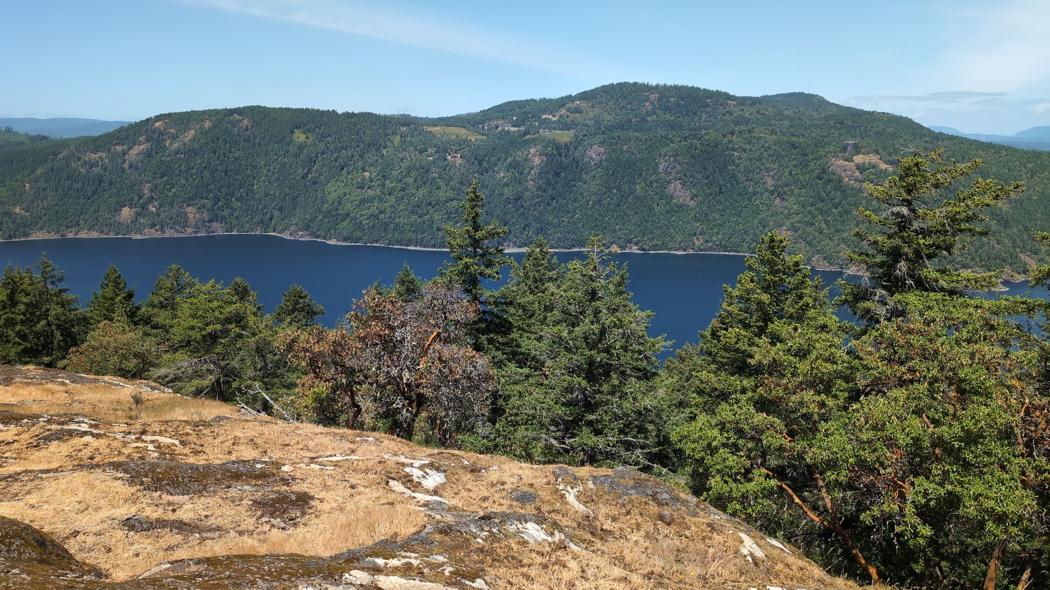 Malahat Pass from Squally Reach