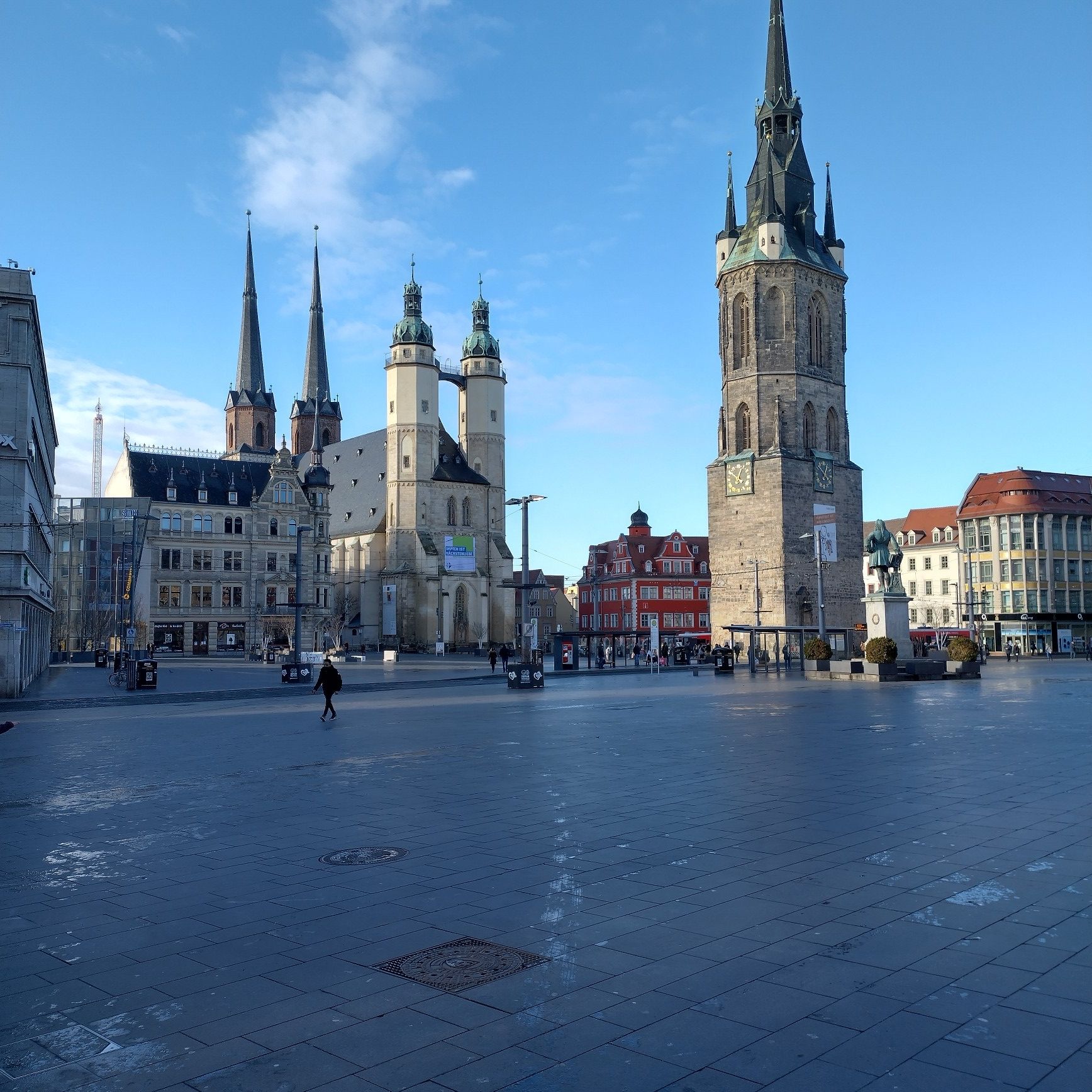 Völlig leer zur Mittagszeit - demFoto schadet es nicht 😉