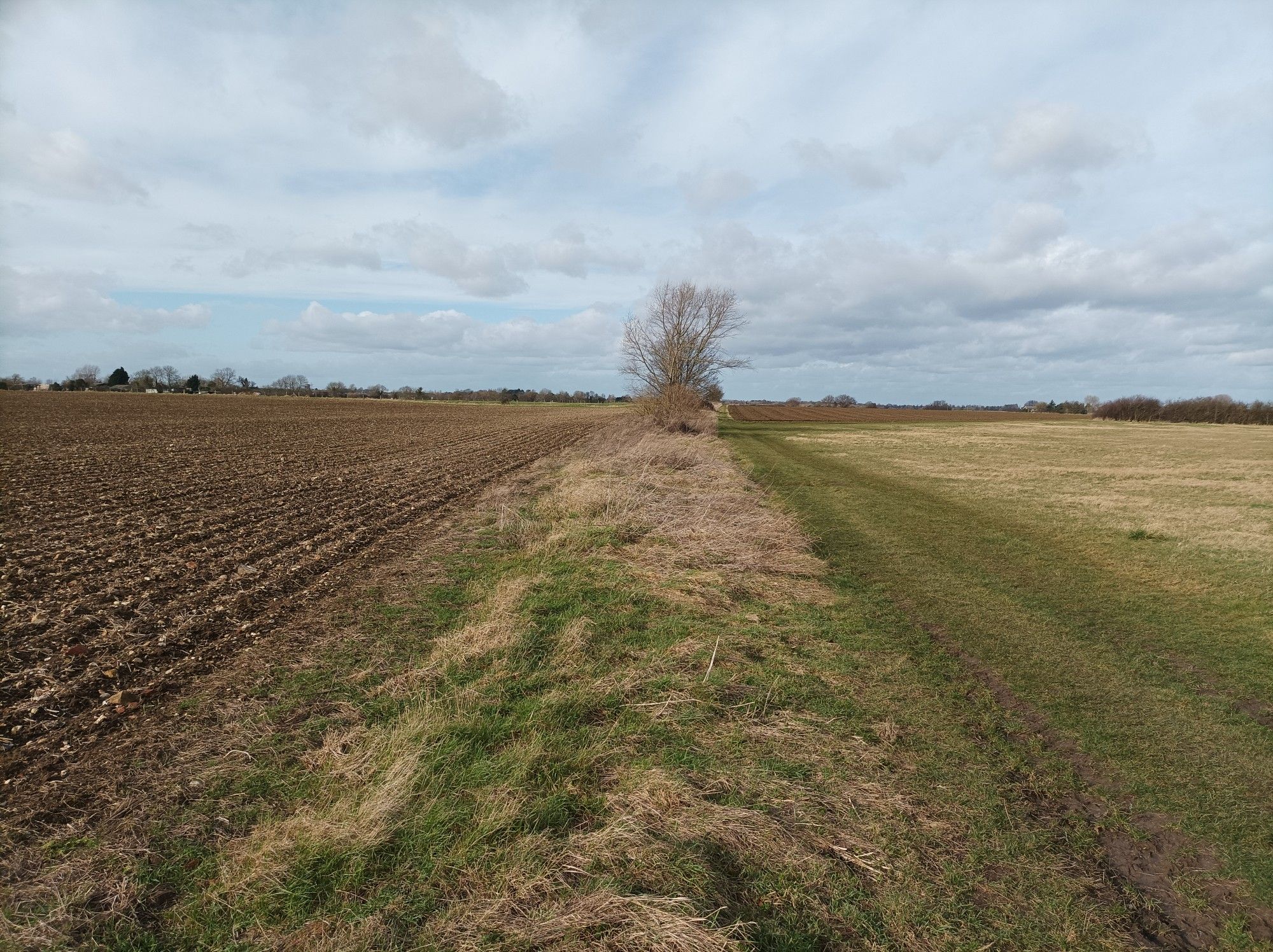 Route of old railway