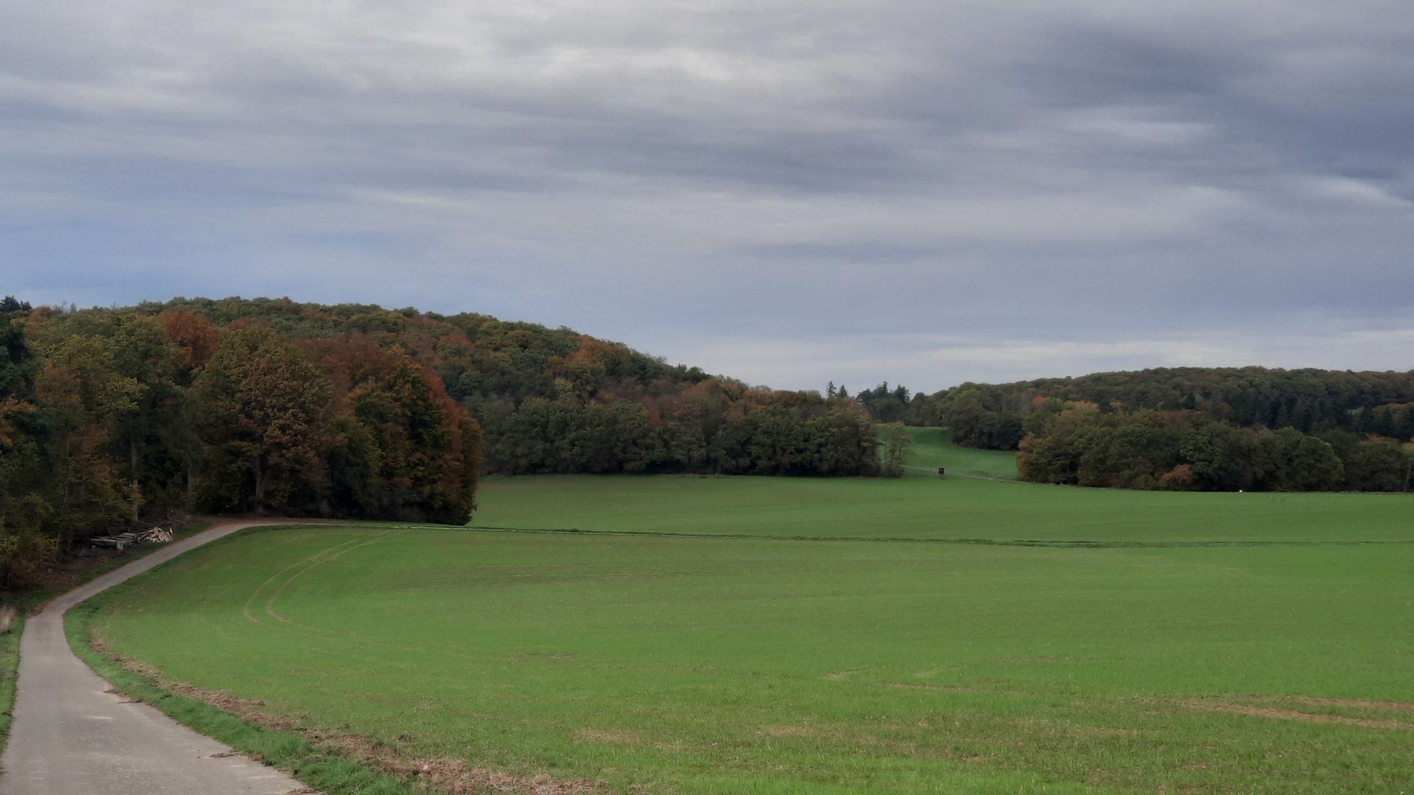 Auf dem Schinderhannes-Untermosel-Radweg nahe Morshausen