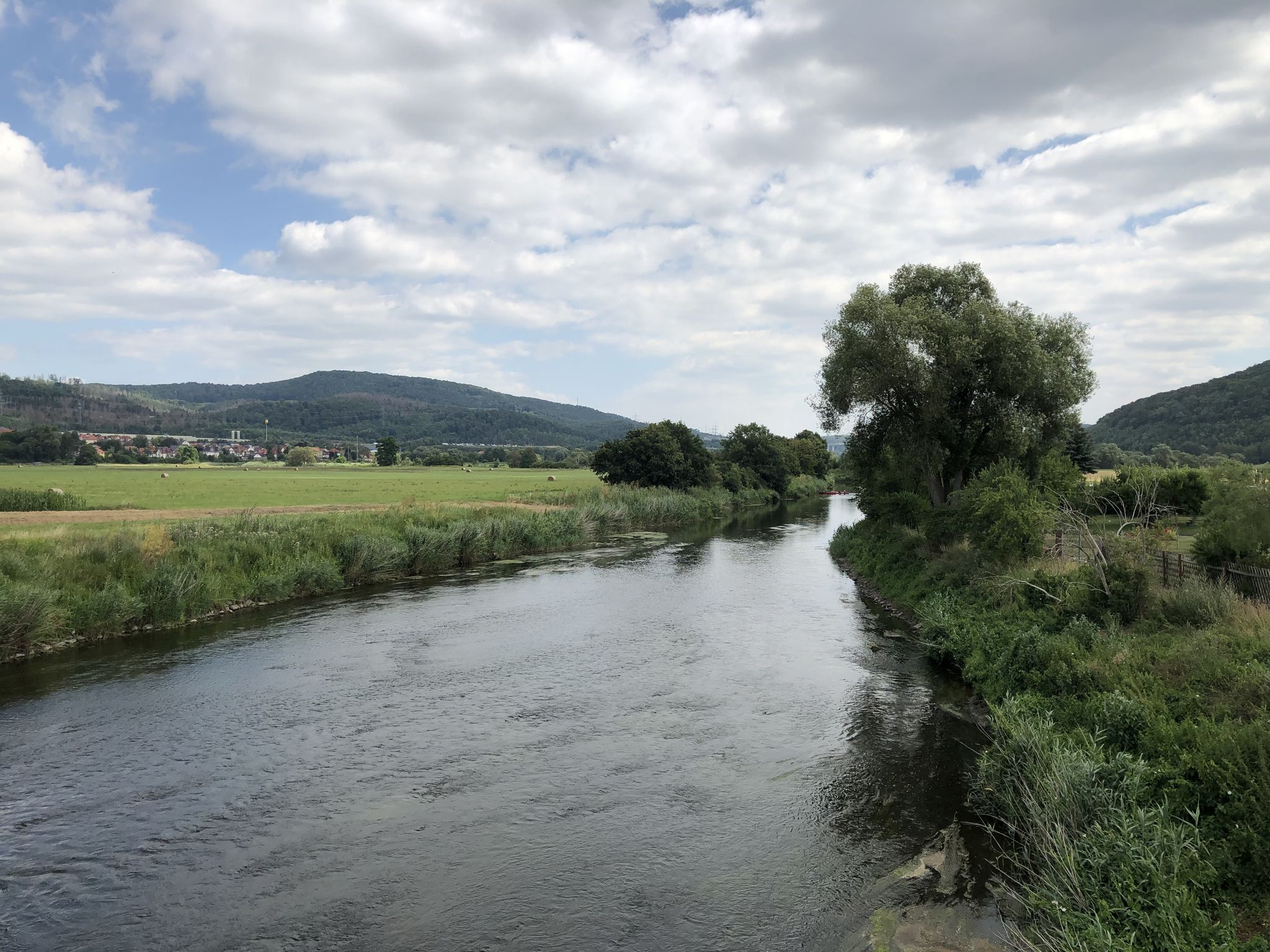 Werra flussabwärts
